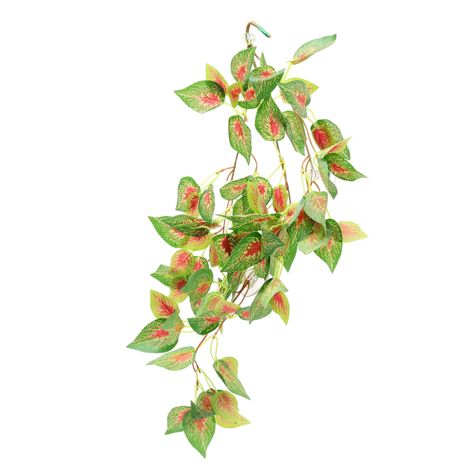 Toddmomy Artificial Plant Wall Hanging Durable Decorative Reptile Plant Leaves Reptile Cage Decoration