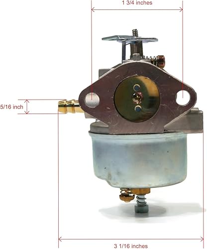 Miniatura 2 de The ROP Shop Carburador para quitanieves John Deere 526, 726, 732, 826, 826D, 828D, 832, 1032, 1032D