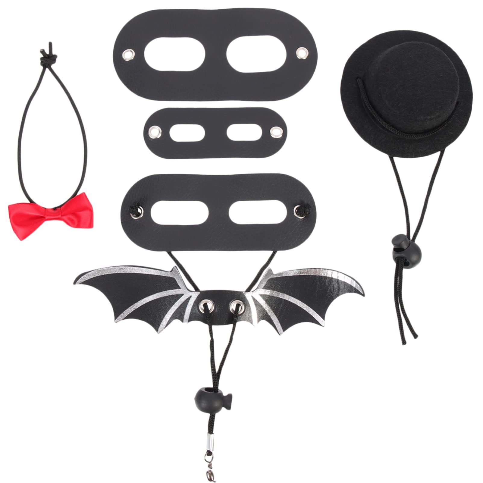 Ipetboom Bearded Dragon Leash Carrier Lizard Harness Bow Tie Kit Portable Pet Leash Set