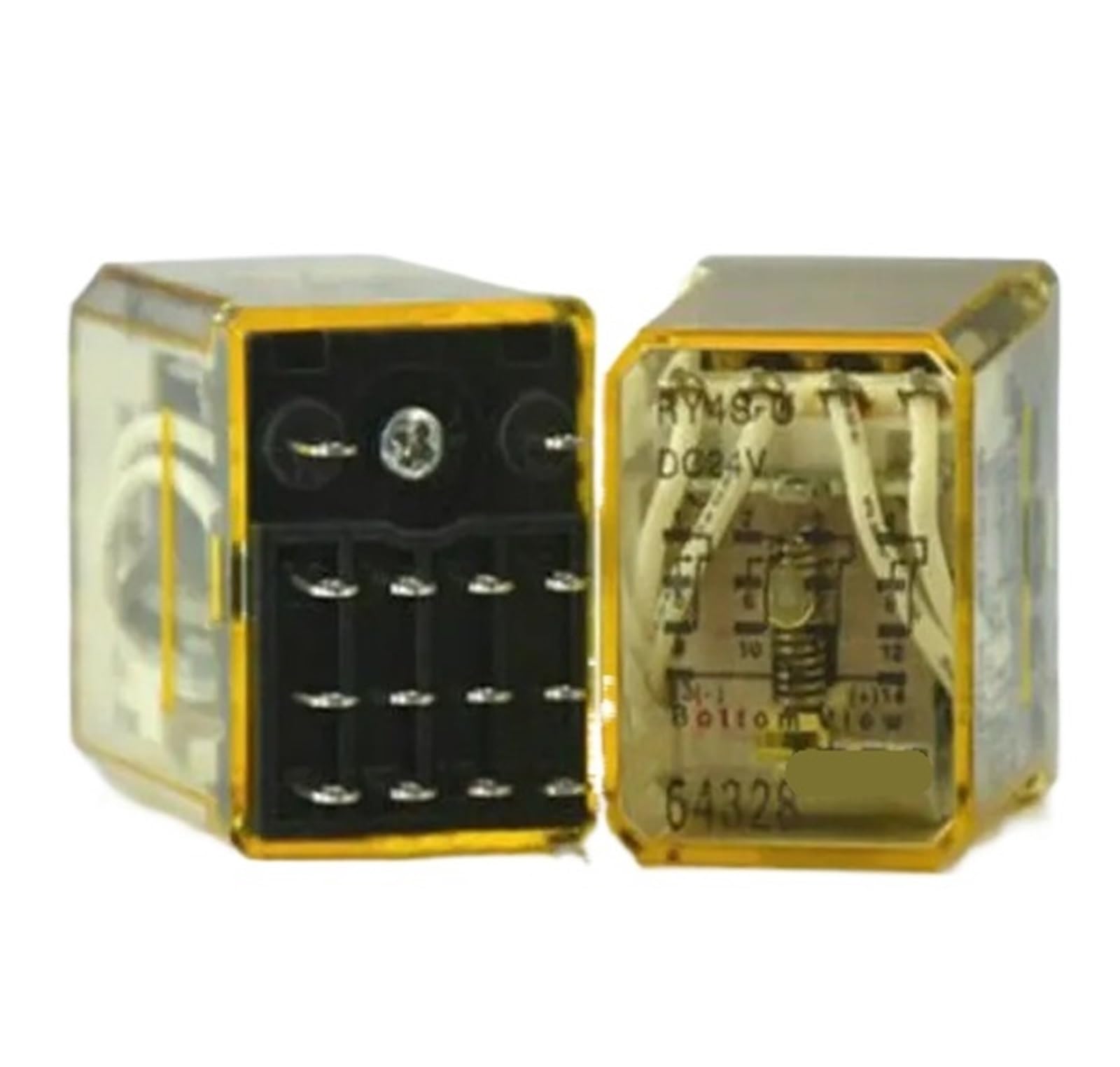 NACODLUL 10pcs Relay RY4S-U DC24V