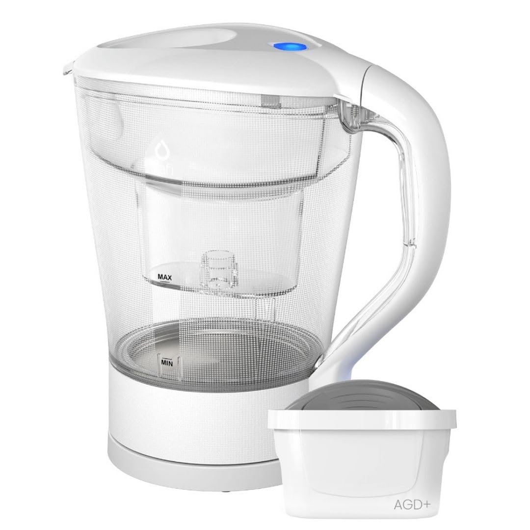 DAFI Czajnik filtrujący 2w1 0,8 l Biały + 6 filtrów AGD+ Unimax