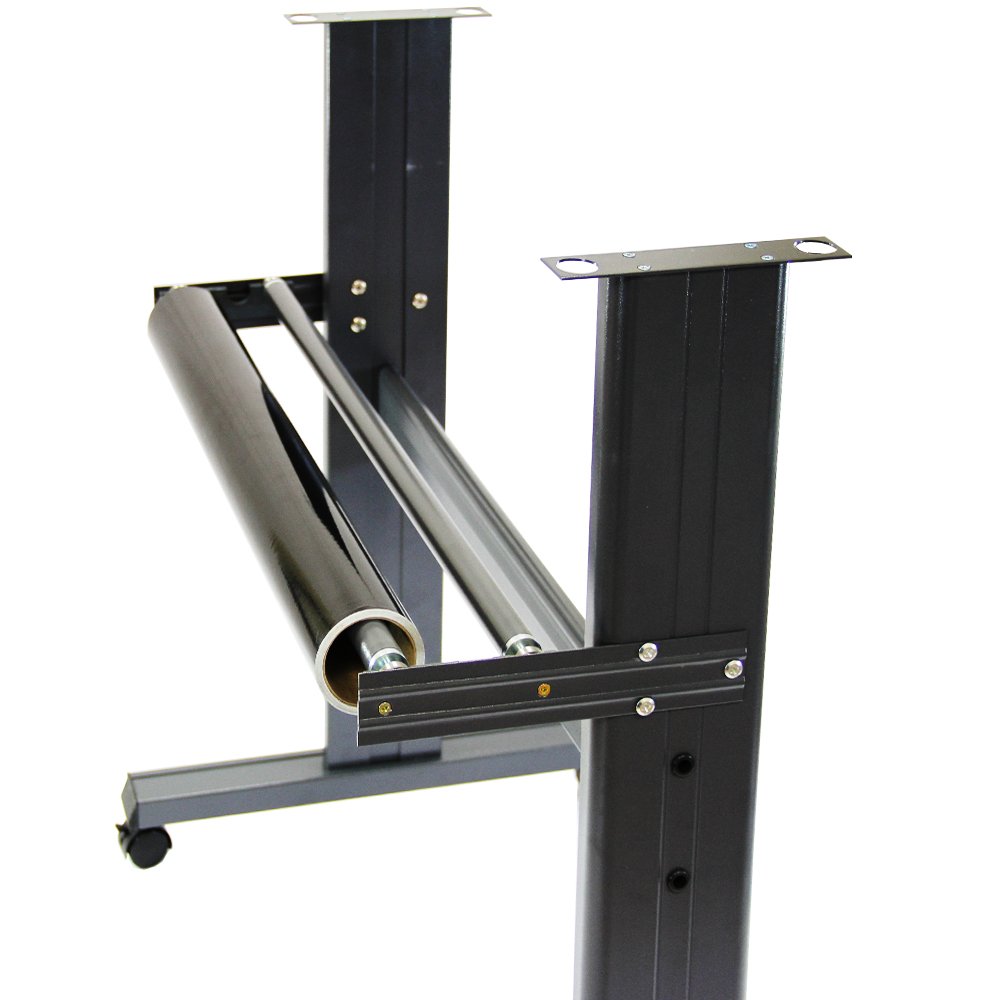PixMax Vinylschneider, Plottermaschine mit Ständer, 720 mm, schwarzer Grafik-Schilder, eingebauter optischer Augen-Aufkleberschneider, breites Format, groß, industriell, Geschäft, Handwerk