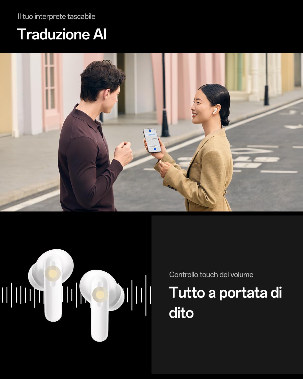 OPPO Enco X3s Cuffie True Wireless, Auricolari Bluetooth 5.4 con Suono Dynaudio, ANC Ibrido 55dB, Audio Hi-Res LHDC 5.0, 45 Ore di Autonomia, IP55, Doppi Driver Dinamici, Traduzione AI, Nebula Silver