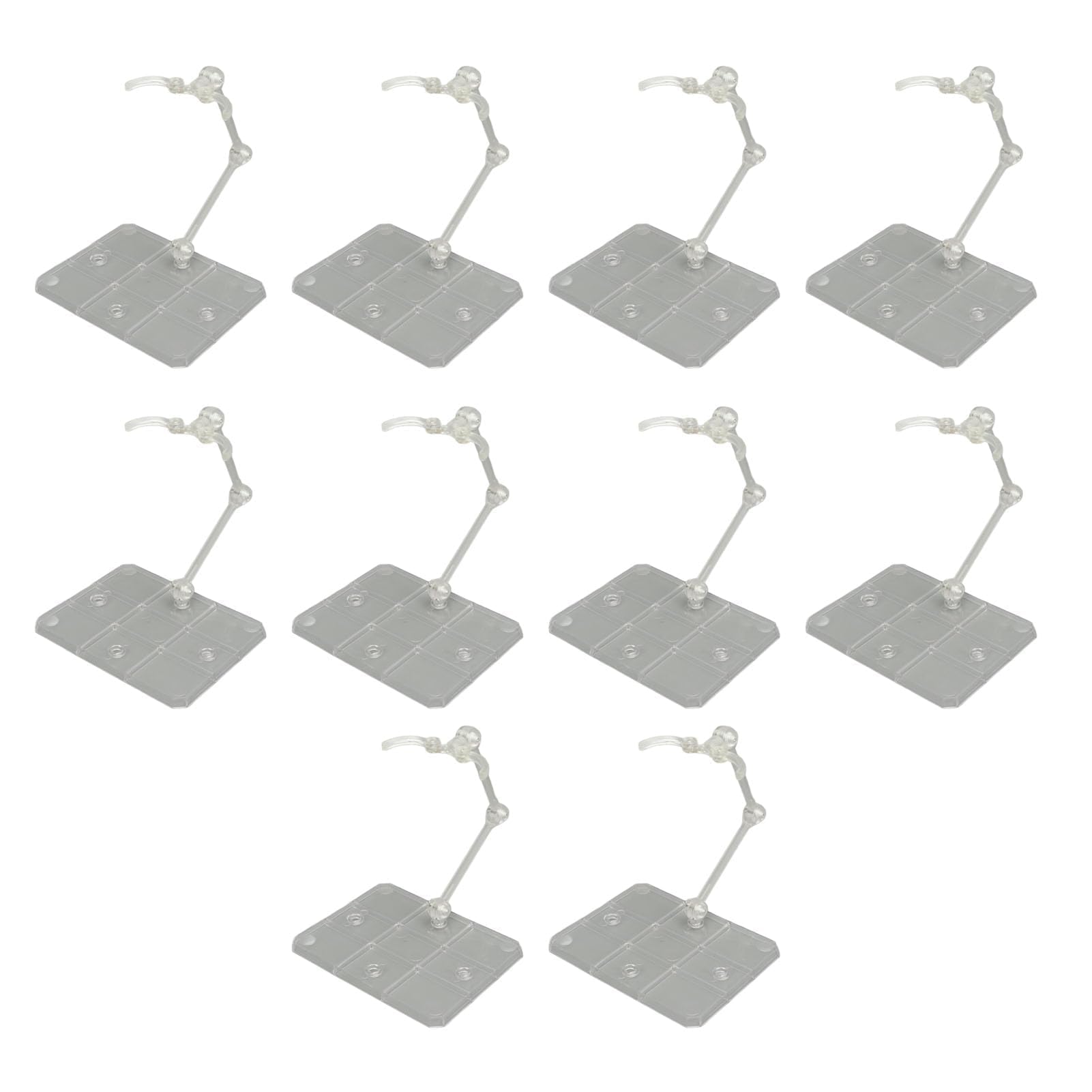 Support de Figurine, 10 Ensembles, Support de Figurine d'action à Large compatibilité, Durable, Bonne stabilité, Décoration de la Maison en Acrylique pour l'intérieur