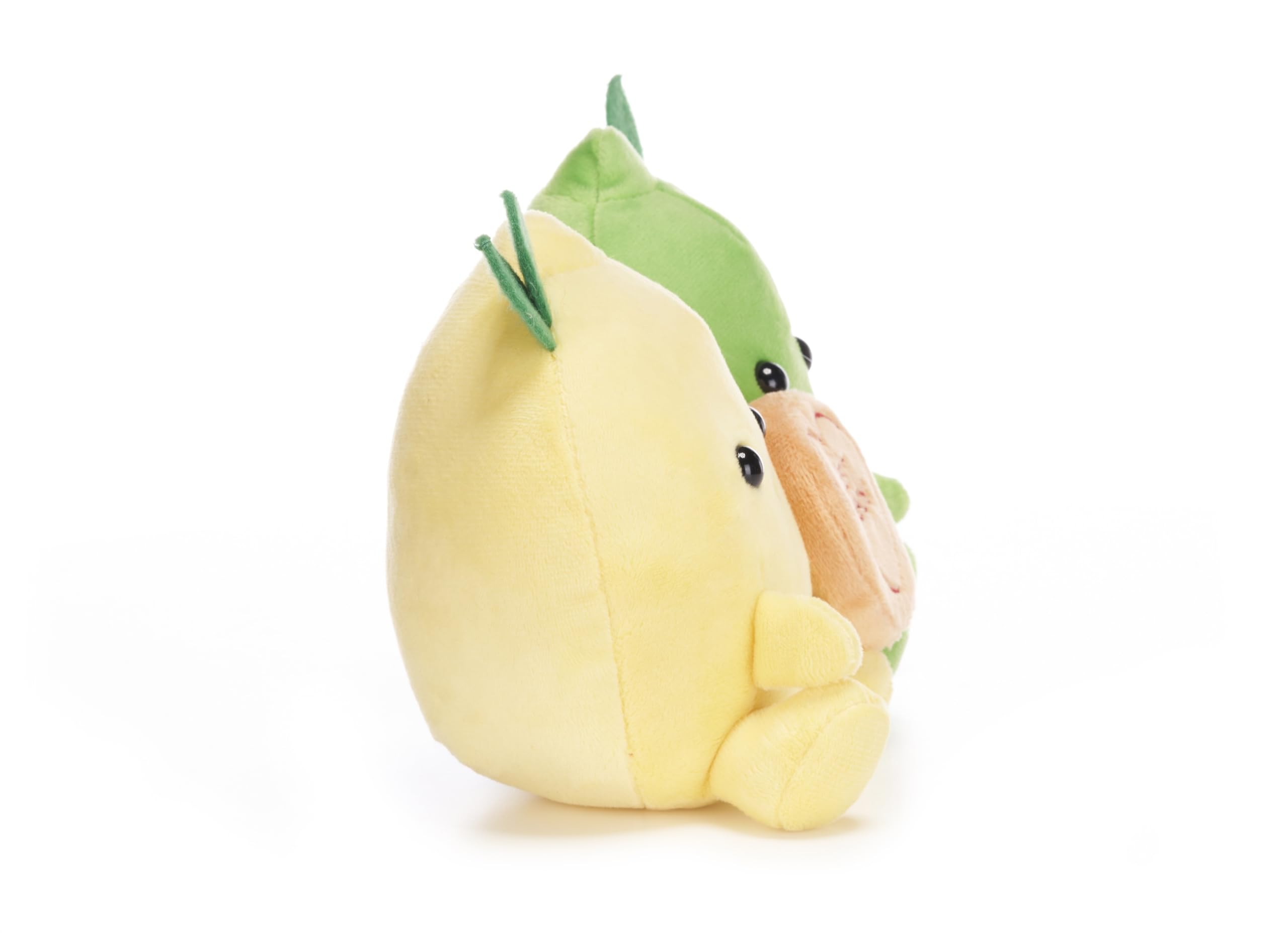 20cm Swizzels Love Hearts Zest Friends Lemon and Lime Plush Soft Toy Pair - Image 3