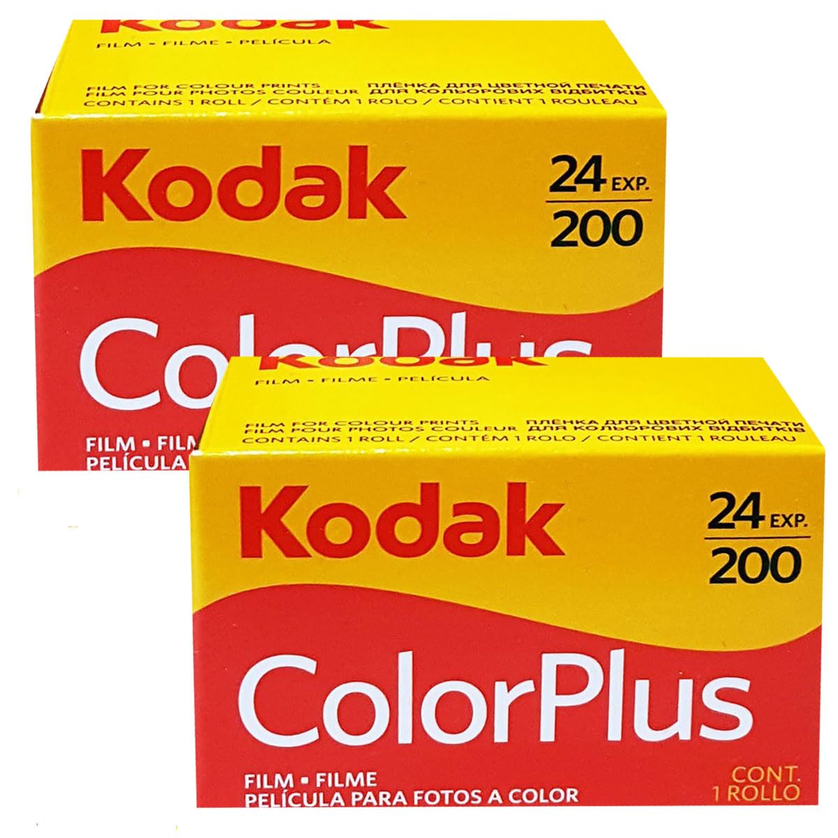 2 films PHOTO PORST Kodak Color Plus, 1 A, 200 ISO, 24 prises chacun