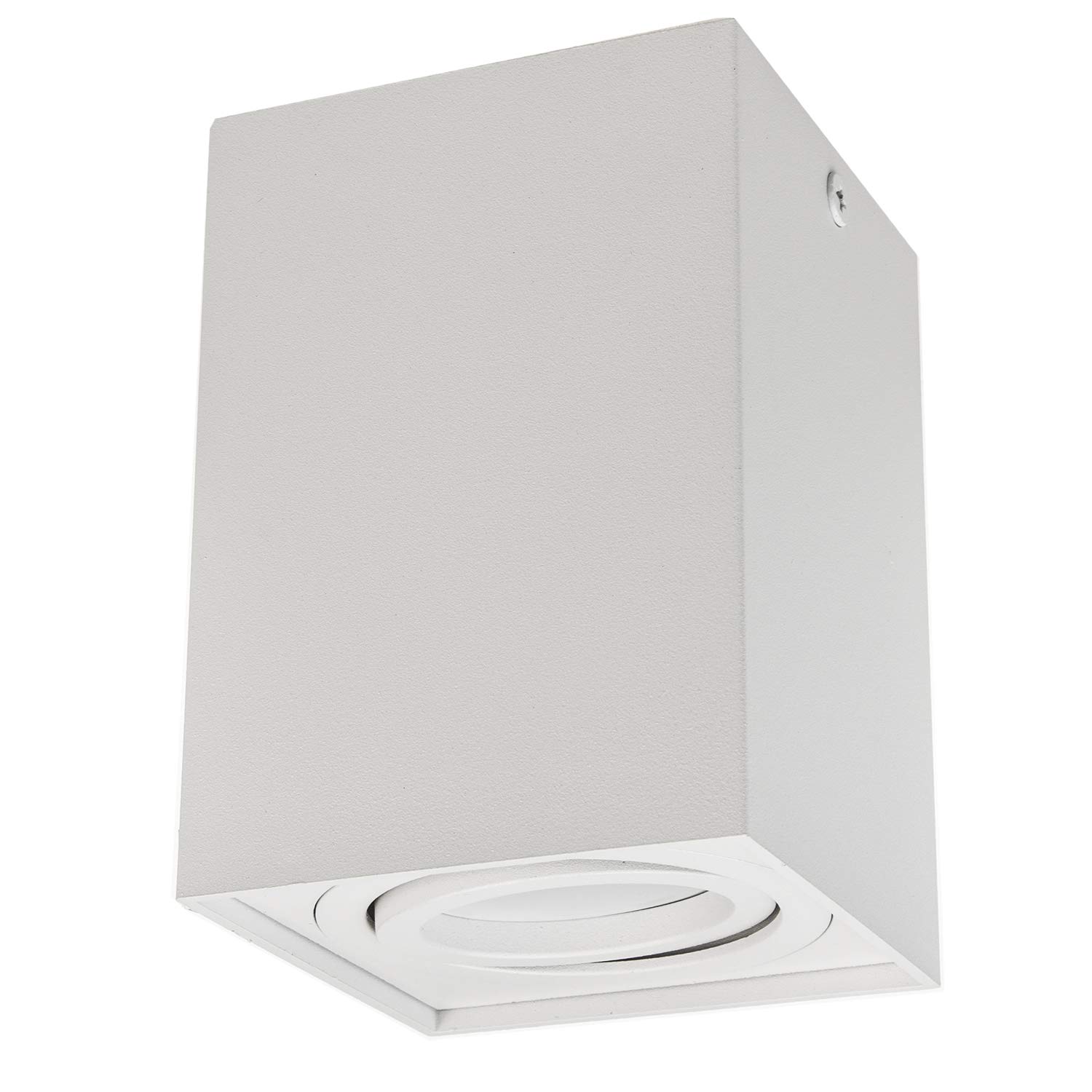 Spot halogen surface-mounted light GU10 MCE426 W, color white