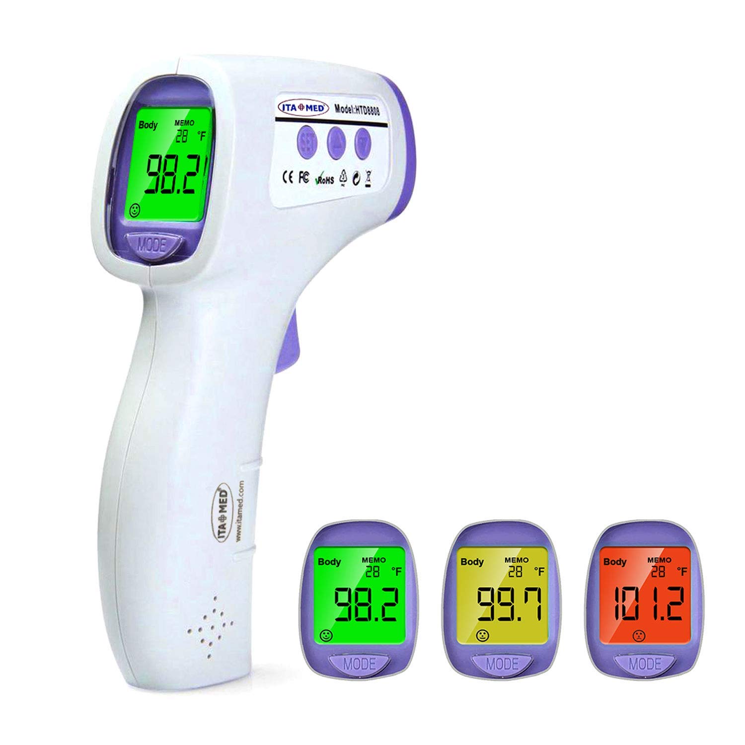 Buy ITAMED NonContact Forehead Thermometer with Dual Surface & Body