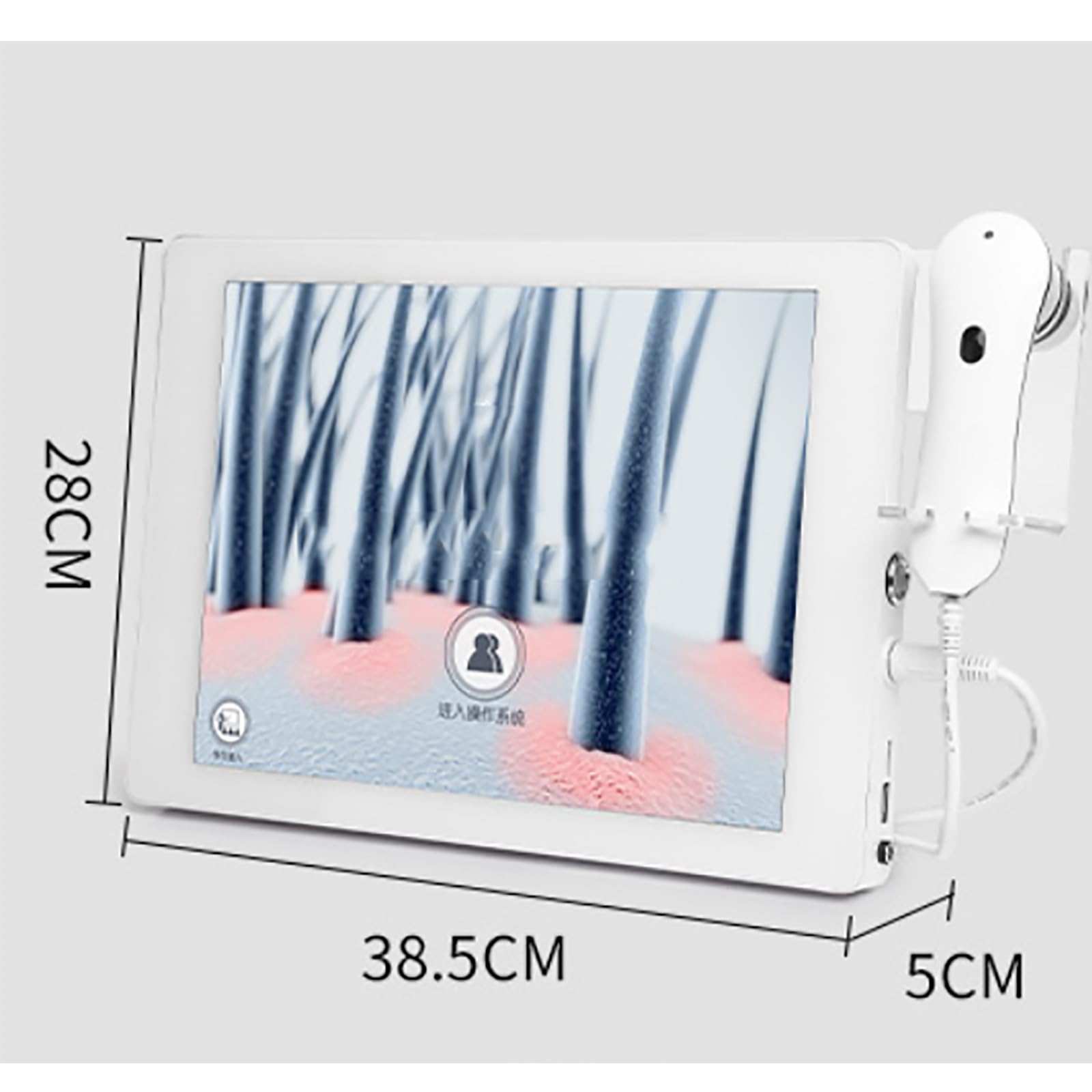 Amazon.co.jp: 皮膚頭皮検出器、70x/200x HDカメラ付き15インチ毛包