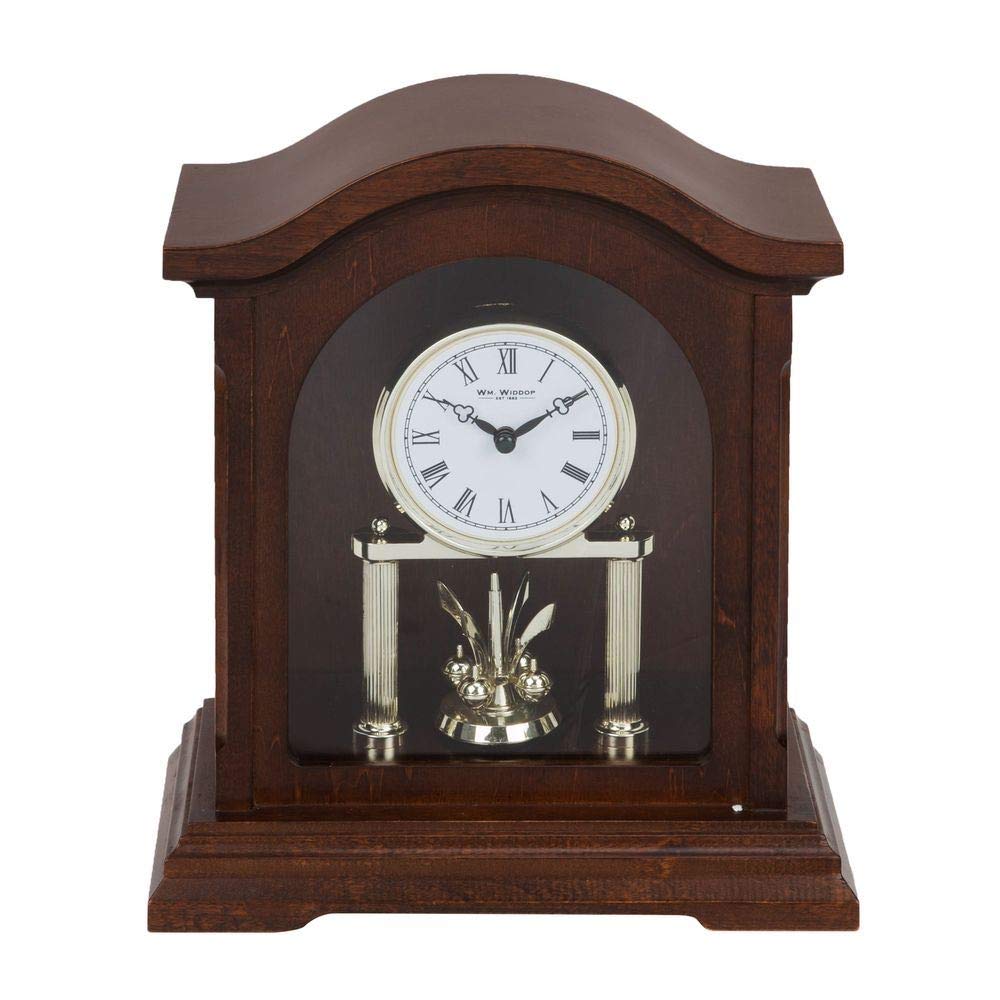 WILLIAM WIDDOP Broken Arch Mantel Clock
