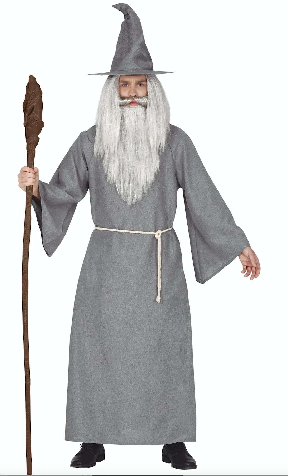 Gandalf Baguette magique démontable 170 cm Marron Magicien Bâton de Marche Canne de Marche