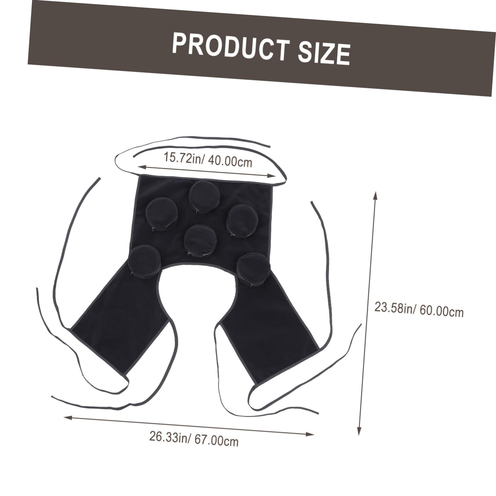 SEWOART 1pc Box Box Cloth Cover Tool Burner Filter Moxa Pocket Moxa Case Cover Strainer Moxa Holder Cover Case Cover Plant Flannelette Black