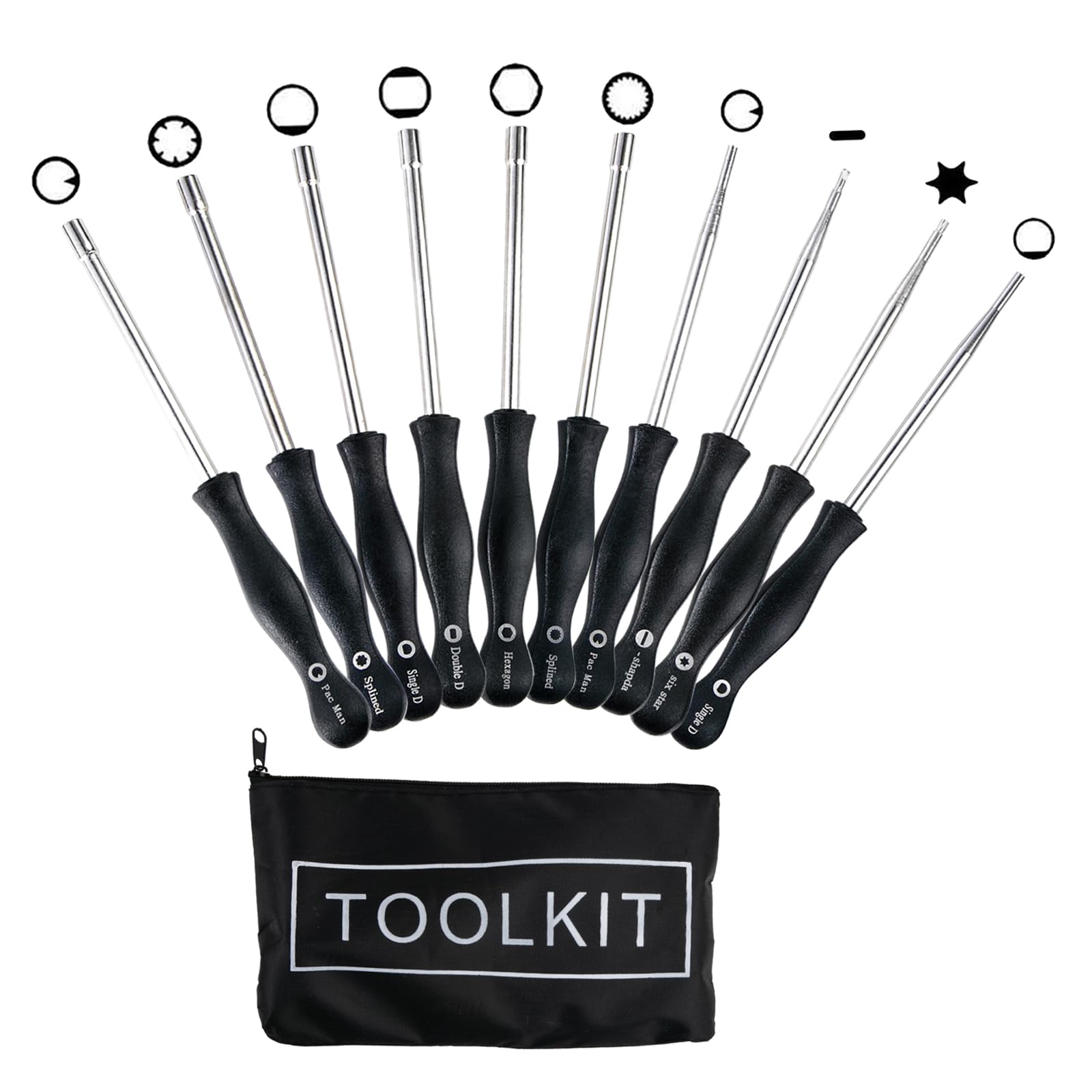 DemJamrDemJamr 10 Pcs Carburetor Adjustment Tool Screwdriver Kit for 2 Common Cycle Carburator Adjusting Small Engine Carb Tune up Adjusting Tool, Carburetor Adjuster Tool, Carb Tool Kit