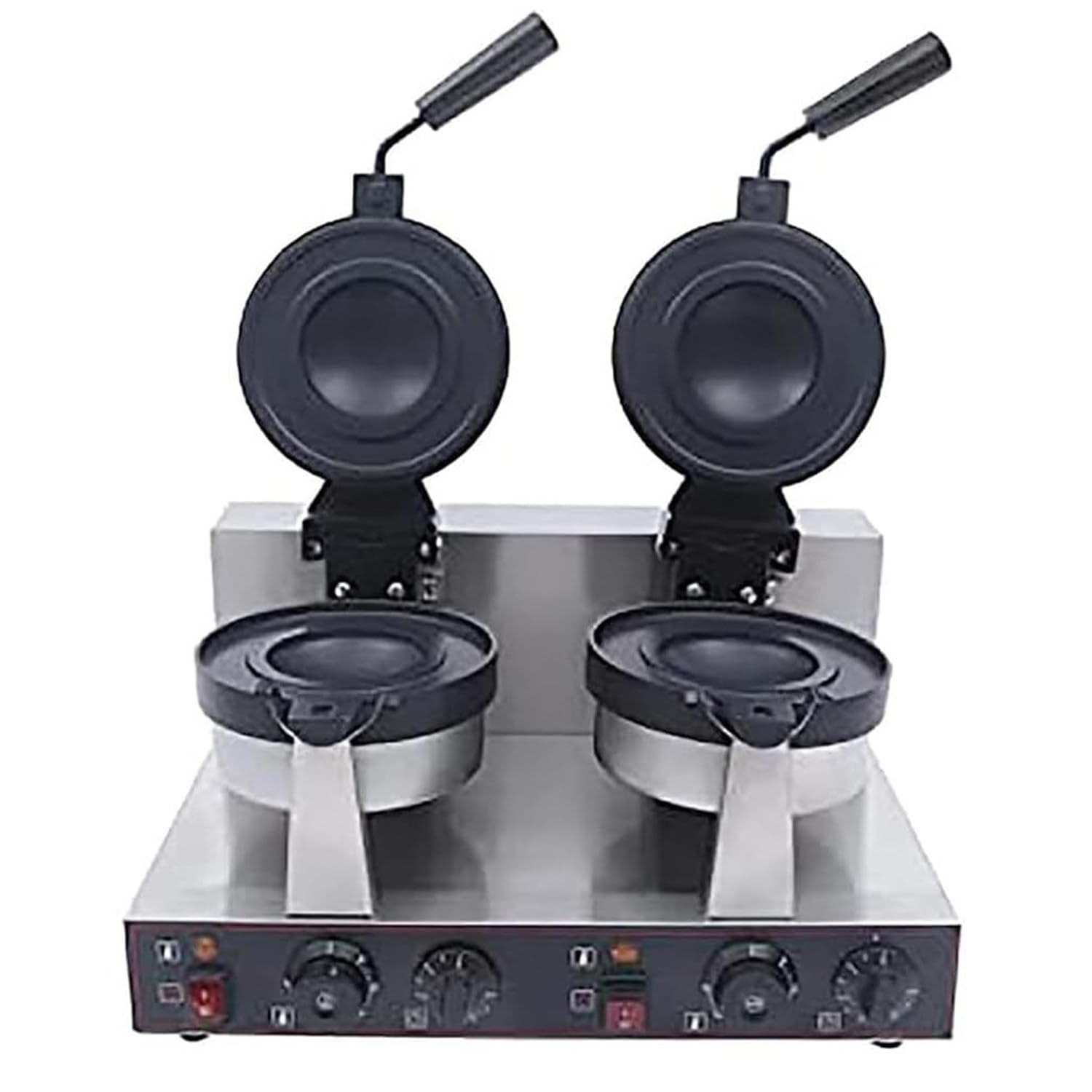 ANXYYDS Burger Waffle Maker, 1300W Stainless Steel Nonstick Plates Waffle Burger Maker Machine, Time & Temperature Control, Panini Press Machine for Baking Delicious B