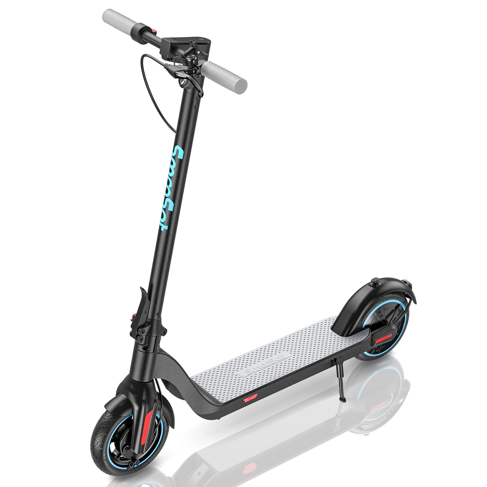 SmooSat SA3 Electric Scooter for Adults, 20 Miles Range, 350W Powerful Motor, Long Battery Life, 15.6 MPH Max Speed, LED-Display, Idea Commuting Gift, Black