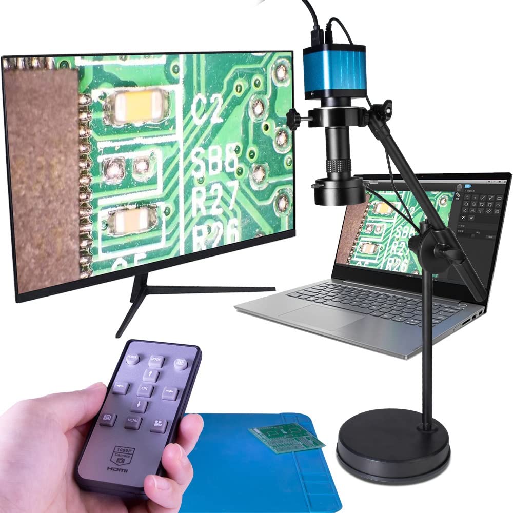 Akcesoria do mikroskopu laboratoryjnego, uchwyt monopod z adapterem pierścieniowym, statyw stołowy do fotografowania z uchwytem na kamerę do cyfrowego mikroskopu wideo (stojak z pierścieniem)