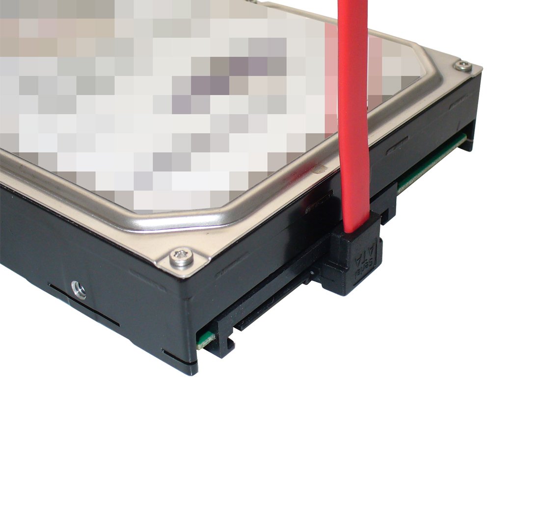 Amazon | SATA III 6GB シリアルATAケーブル 片方L型（上向き） (30cm