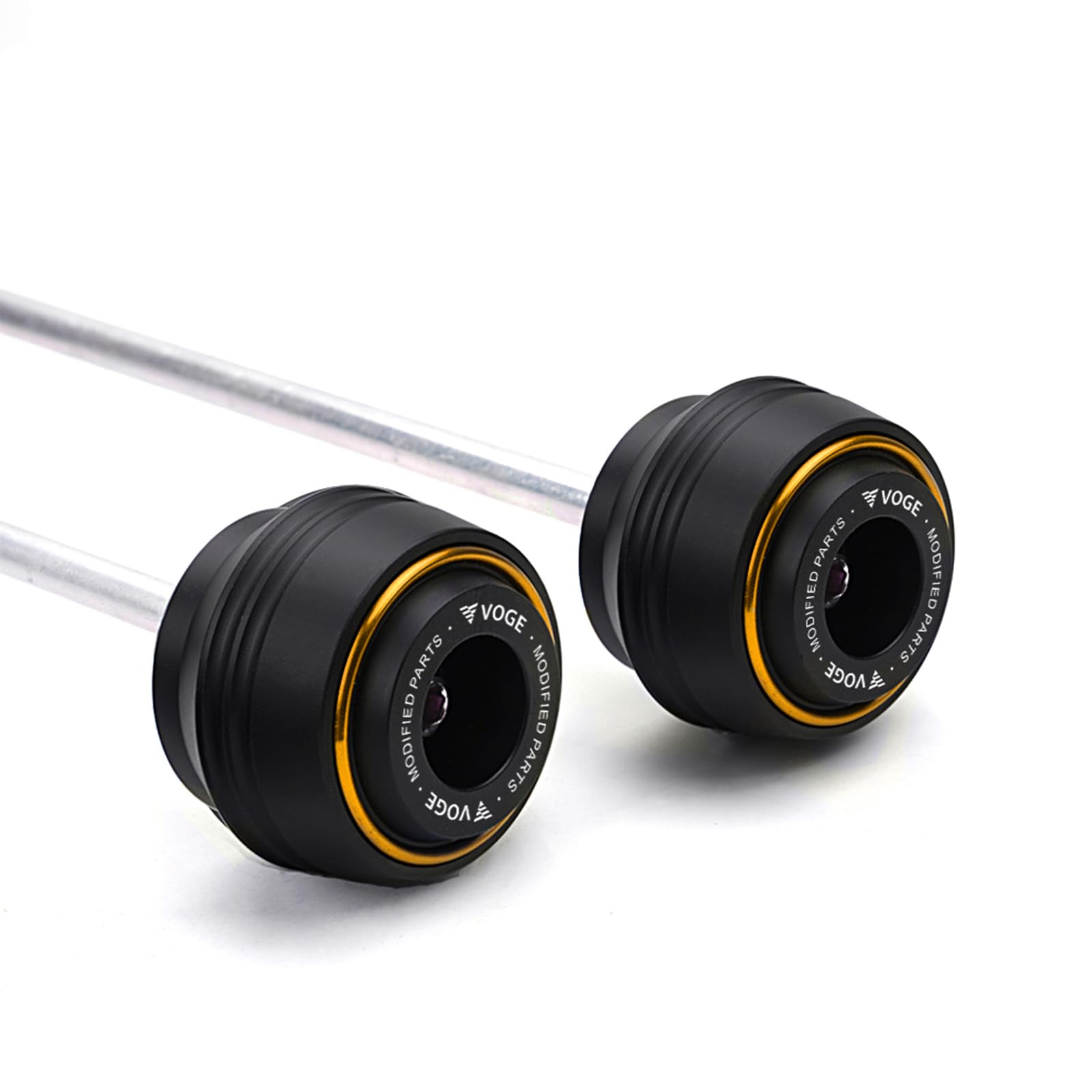 Passend Für VOGE DSX 900 525 625 Zubehör Motorrad Hinterrad Vorderachse Sturzpads Fallschutz Radschutz Gold