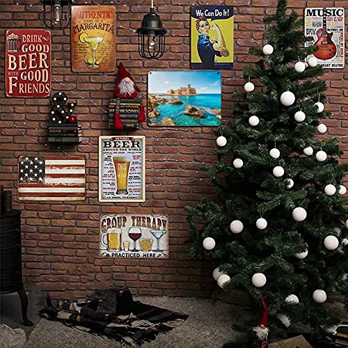 Targa in metallo vintage con scritta in lingua