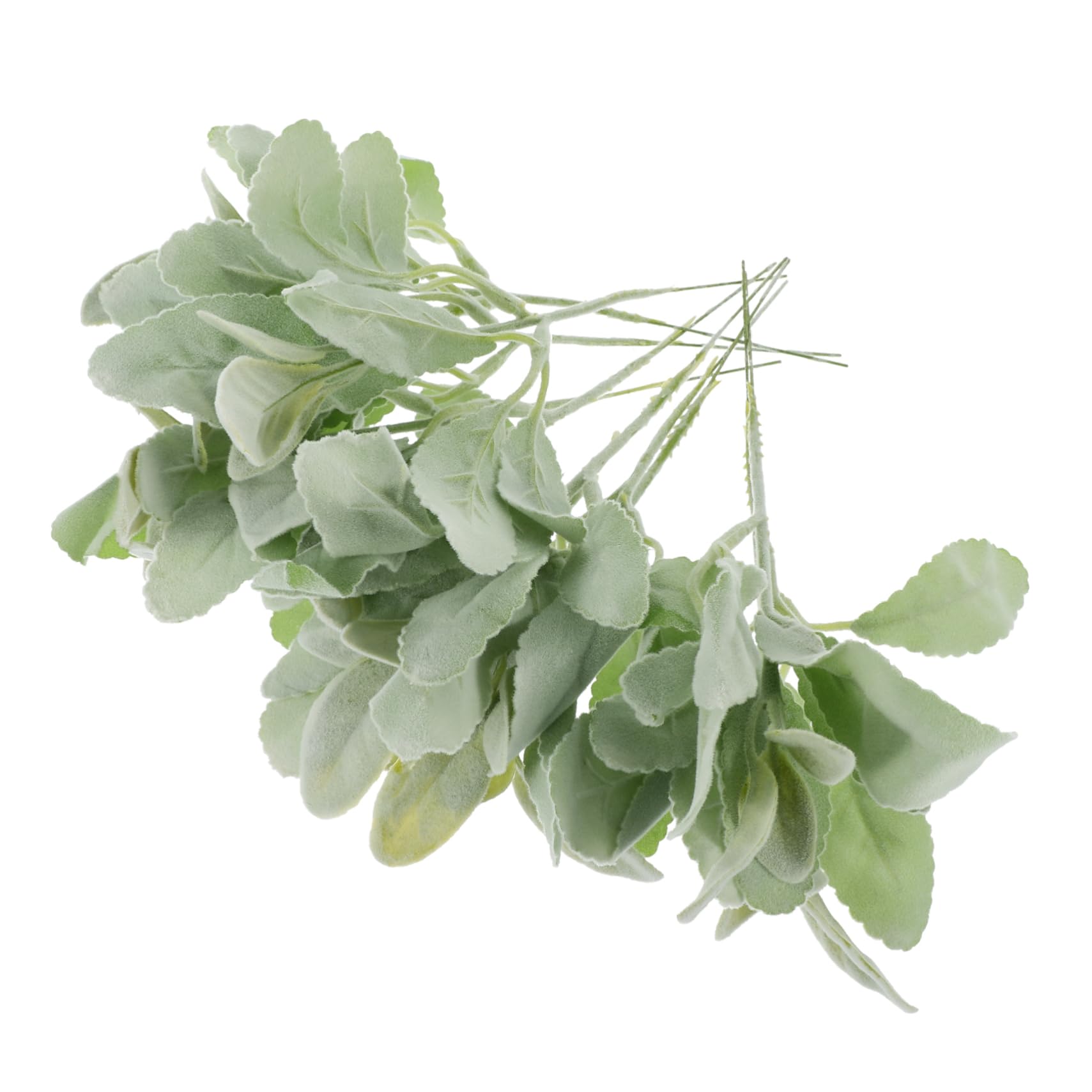 ABOOFAN 5 Set Piante D'imitazione Decoro Foglie Finte Foglie Steli Modello Con Steli Di Foglie Finte Modello Di Di Piante Di Simulazione Pianta Finta Panno in Poliestere 10 Pezzi * 5