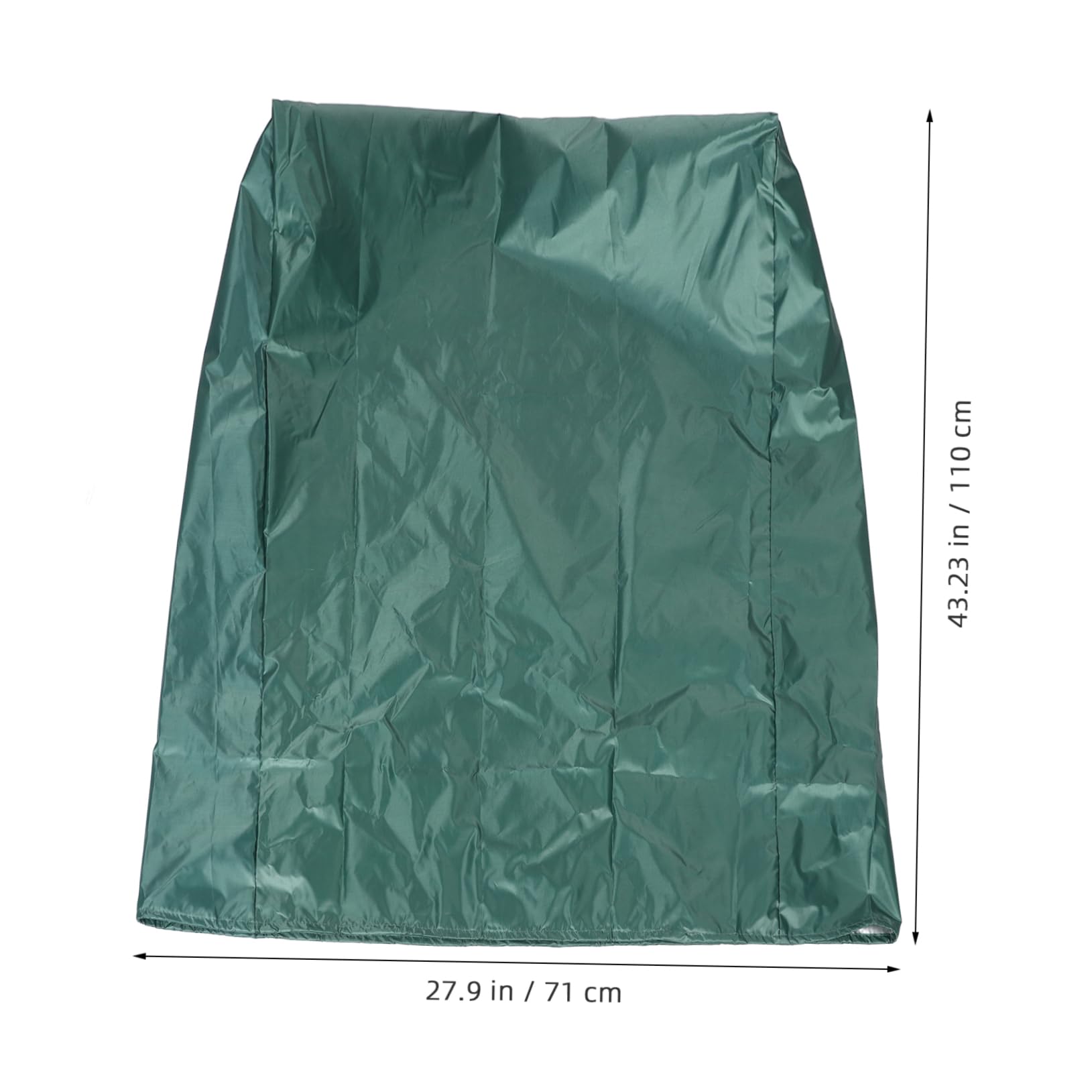 Funda impermeable para silla plegable con protección UV para exteriores para playa y camping, funda protectora resistente a la intemperie para sillas de terraza y sillas apilables, 71 x 20/34 x 110 cm