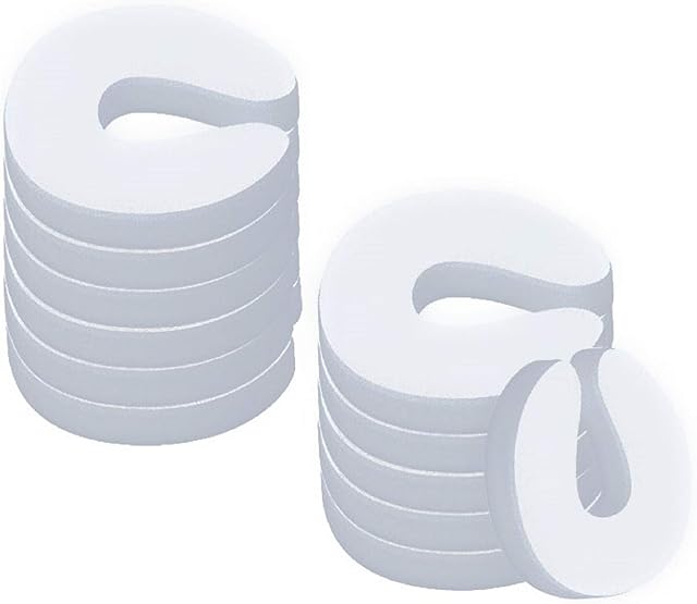 KJLEEN Door Finger Guards 12PCS Baby Child Foam Door Stopper Safety Door Finger Pinch Guard for Kids Prevention Slamming Door, Child or Pet from Getting Locked in Room Baby Finger Protection