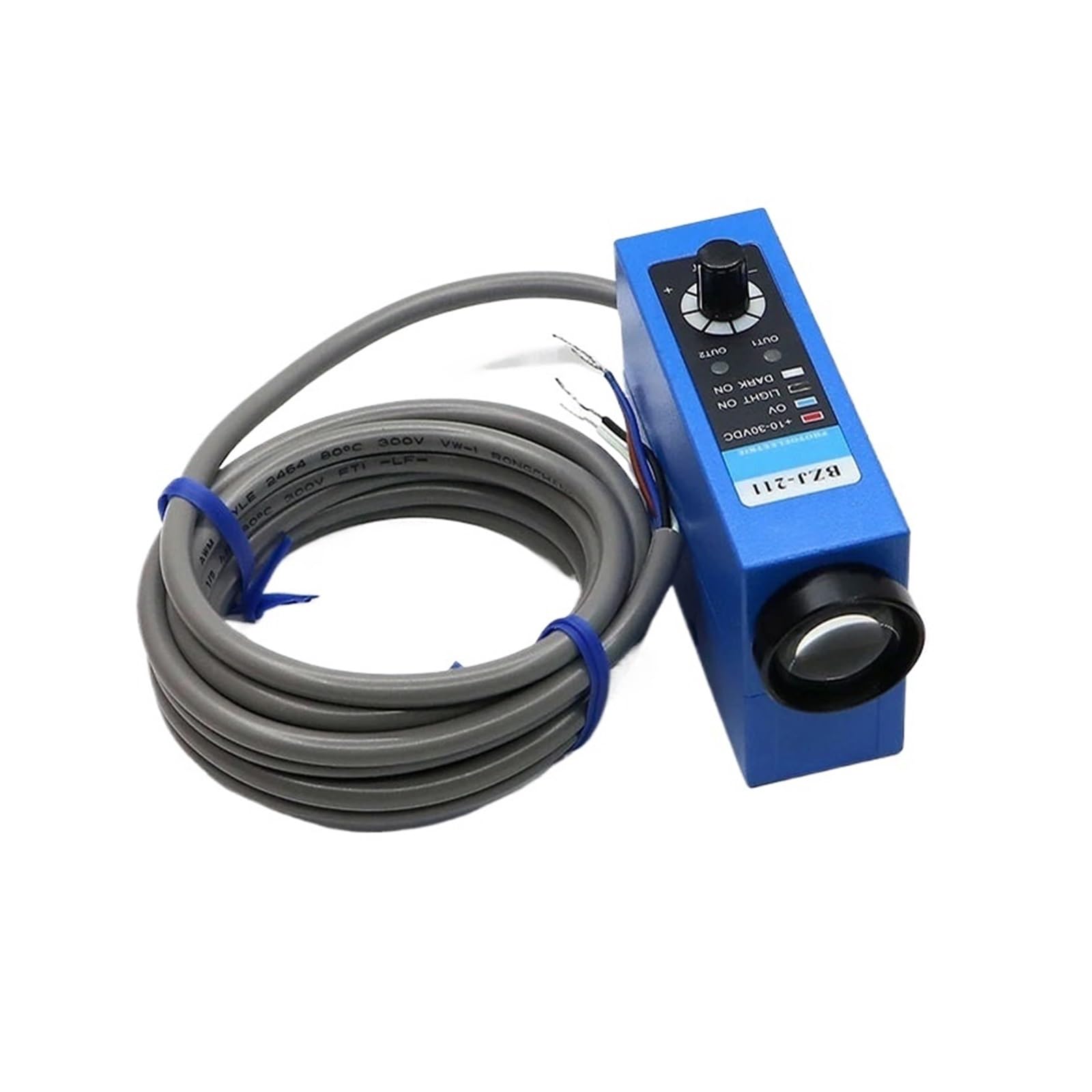 JJKKOZVQF Photoelectric Sensor Switch BZJ-2 10mm Sensing Distance NONC DC 10-30v(B1ue)