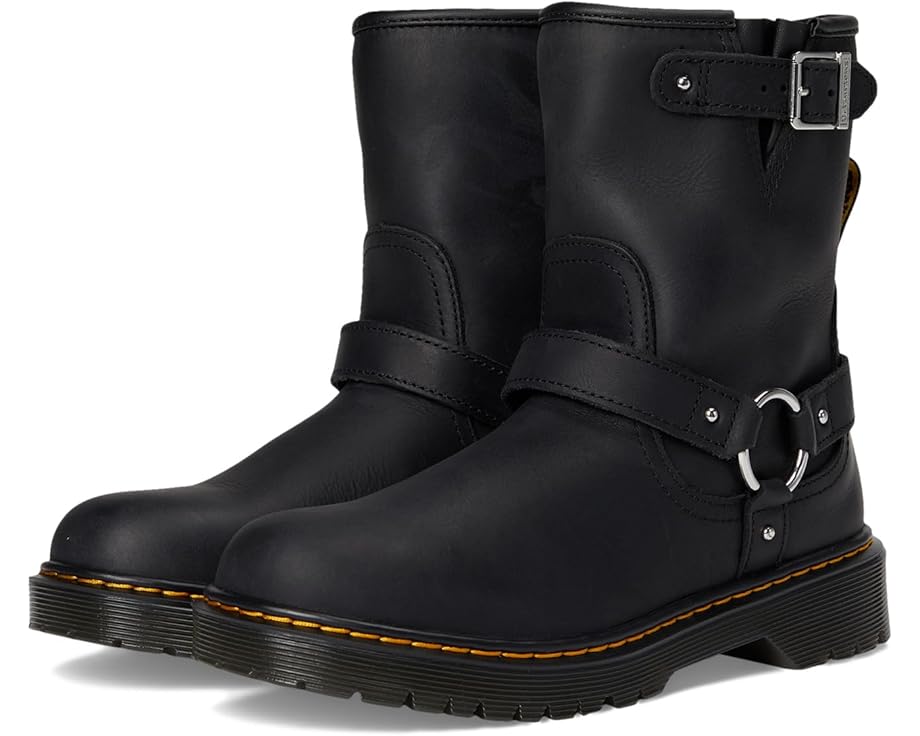 Dr. Martens Kid's Collection Genaya Rigger Boots (Big Kid) - Pair View