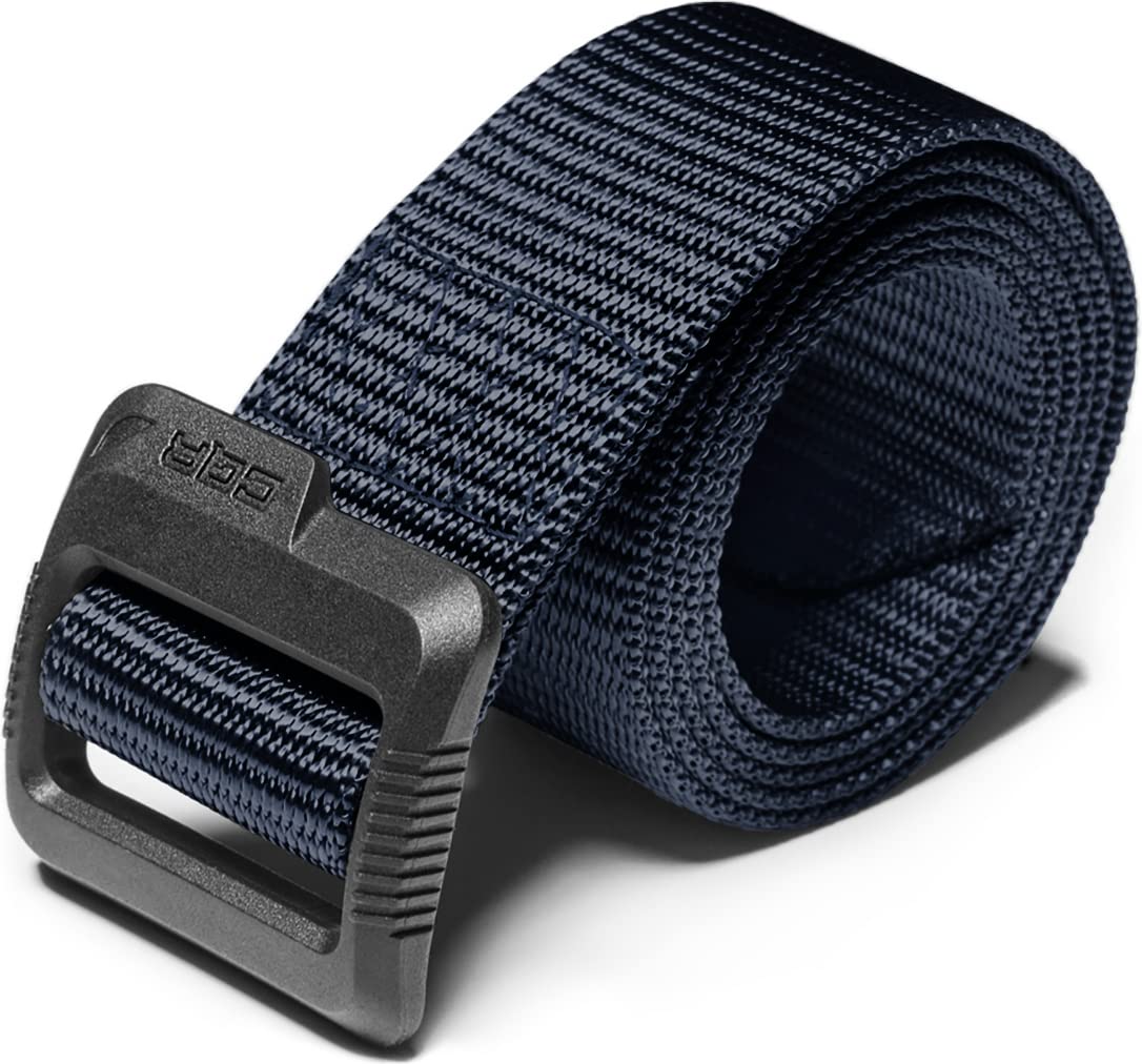 CQR1 or 2 Pack Tactical Belt, Military Style Heavy Duty Belt, Webbing EDC Quick-Release Buckle