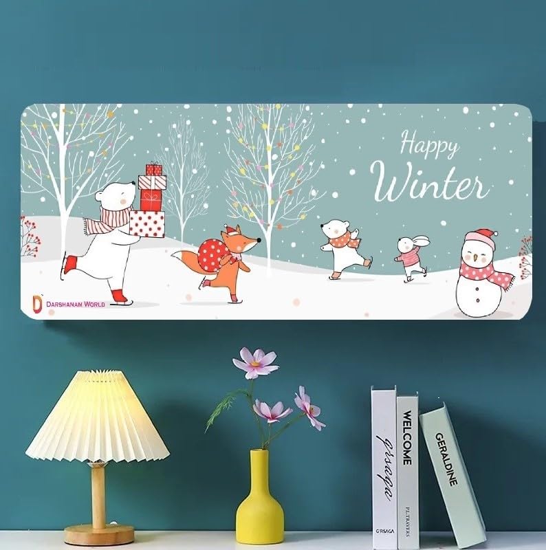 STUTI WORLD Polyester Air Conditioning Dust Cover Folding Designer Ac Cover For Indoor Split Ac 1 Ton (91 X 31 X 21 Cm ) And 1.5 Ton (97 X 31 X 21.5 Cm ) New Creative Printed (1 Ton, Happy Winter) (B09NTJH5KP) Amazon Price History, Amazon Price Tracker