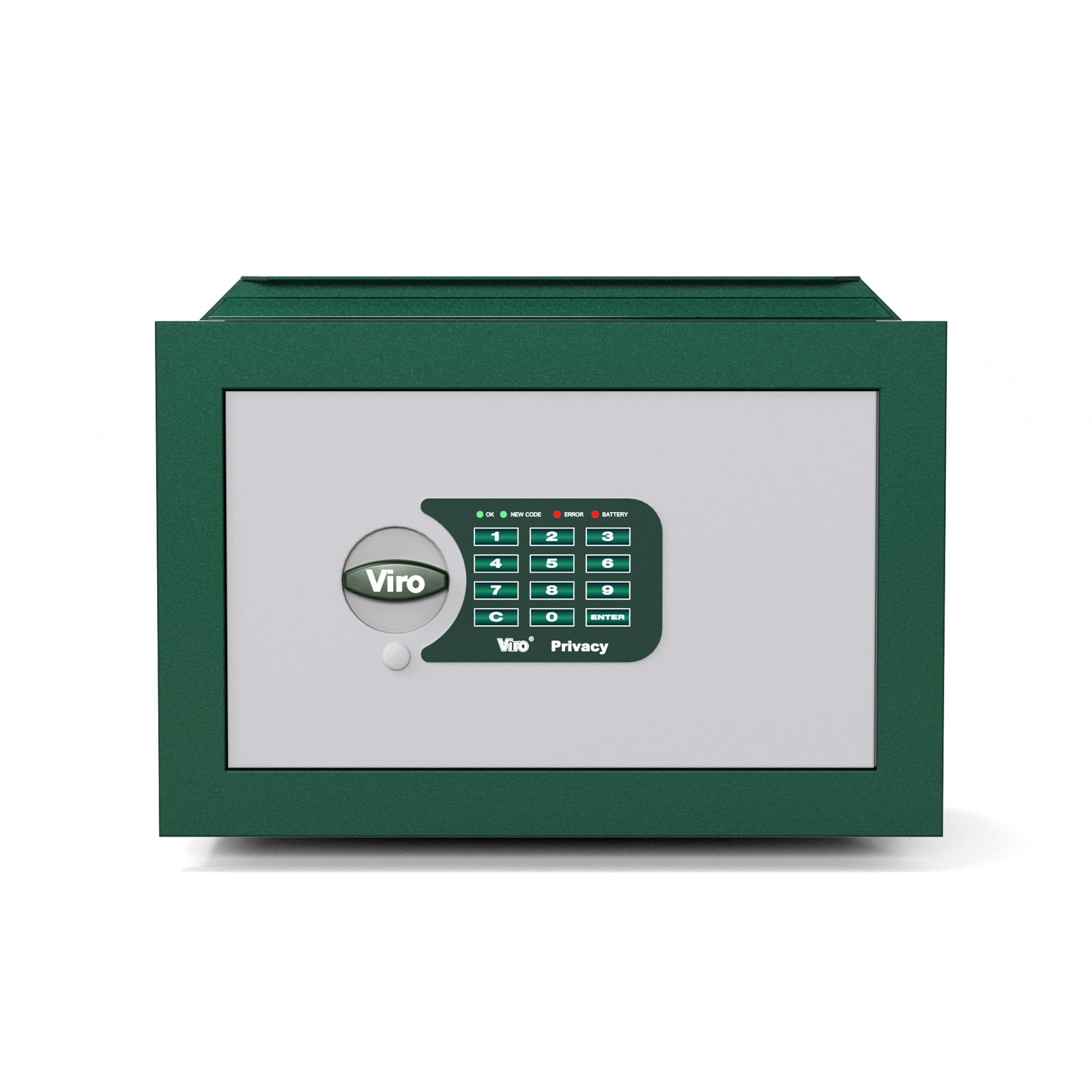 Viro | Privacy Elettronica, Cassaforte a Muro con Scheda Elettronica, da Incasso, in Acciaio, 410x290x205 mm