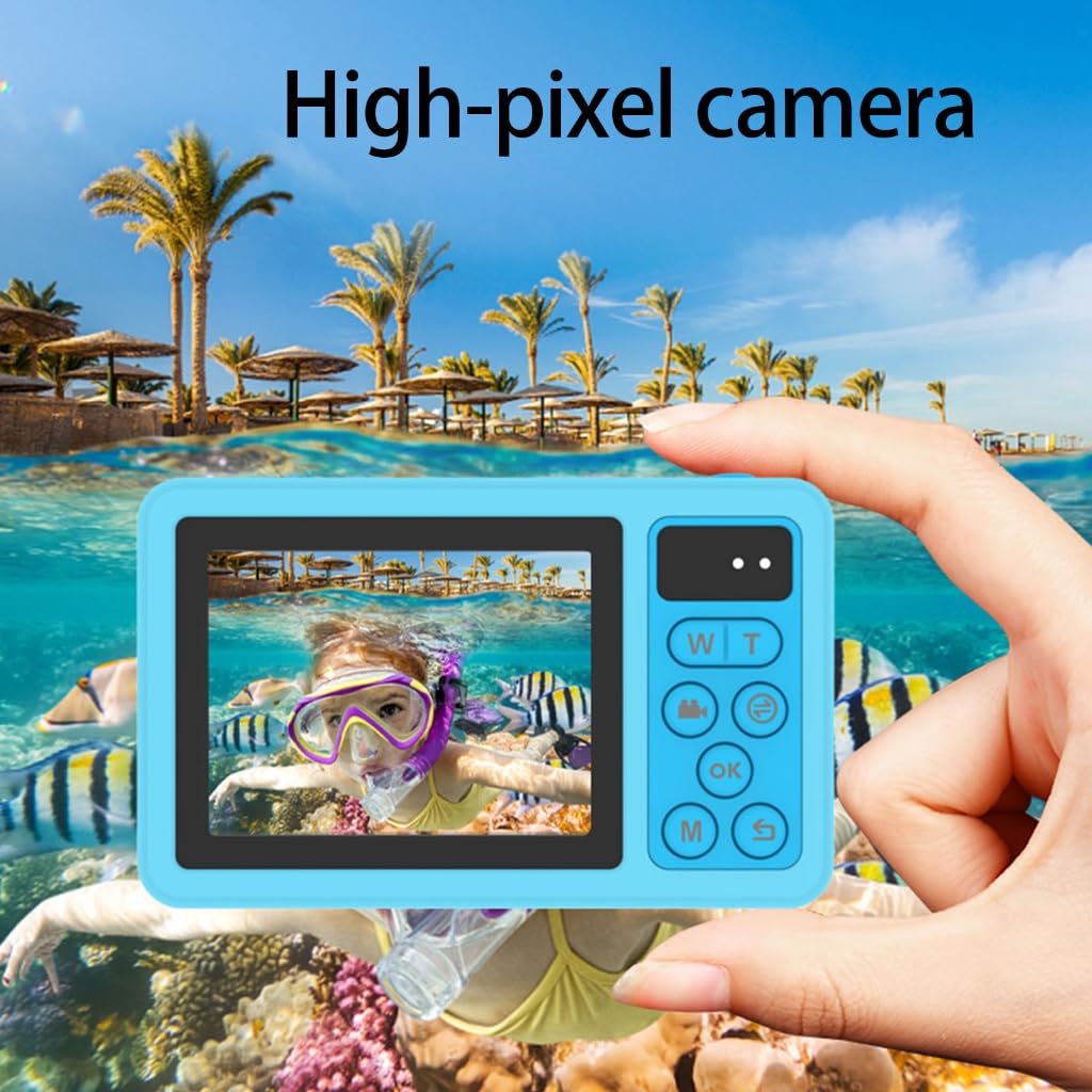 Appareil photo numérique étanche 2,8" 48 MP Résolution photo 3 m Profondeur légère