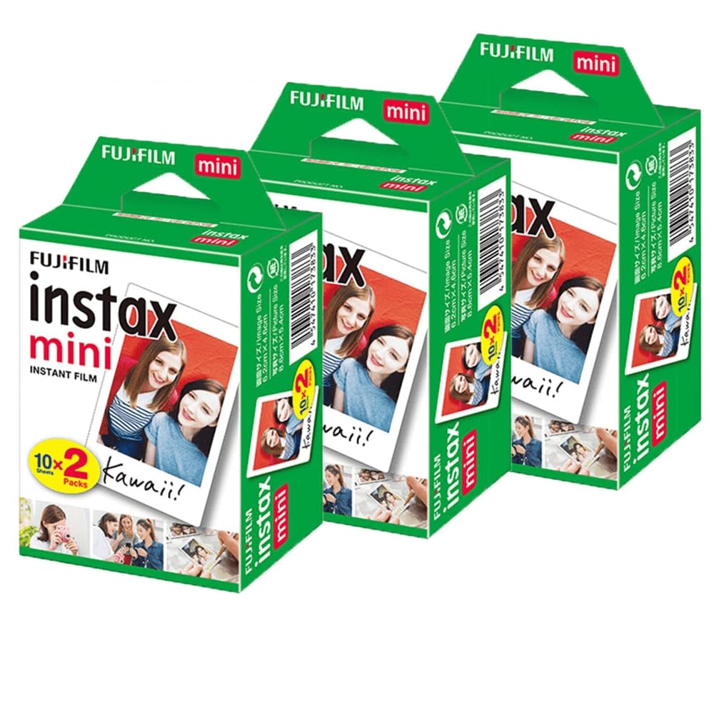 Fujifilm Instax Mini Instant Daylight Film ISO 800, 3 x Twin Pack…