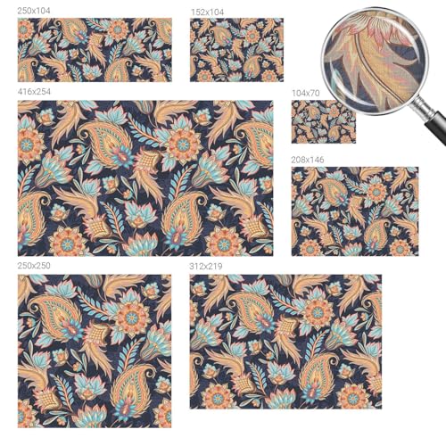 Vinilos florales para un salón acogedor: murales decorativos de 152x104 cm ideales 6