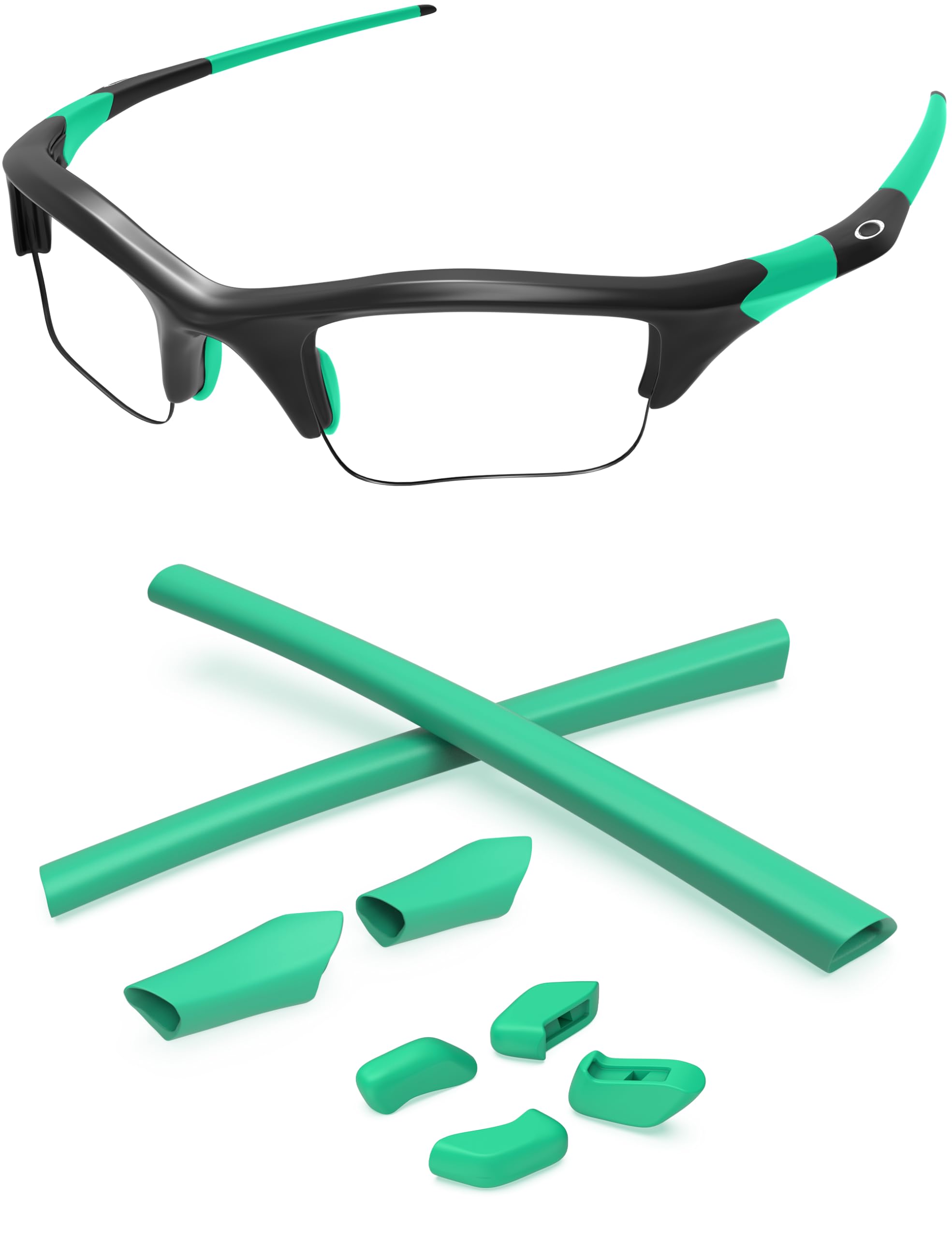 Replacement Nose Pieces &amp; Ear Socks Rubber Kits for Oakley Half Jacket/Half Jacket XLJ