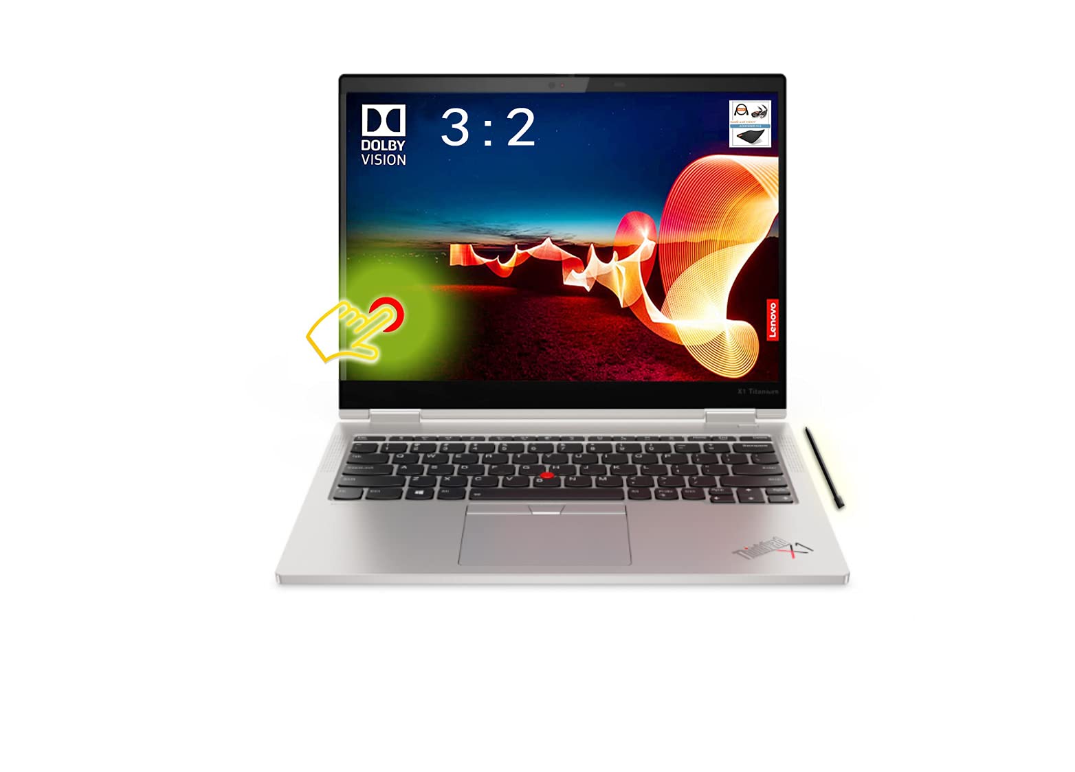 Lenovo ThinkPad X1 Titanium Yoga Laptop, Thin and Light, 13.5