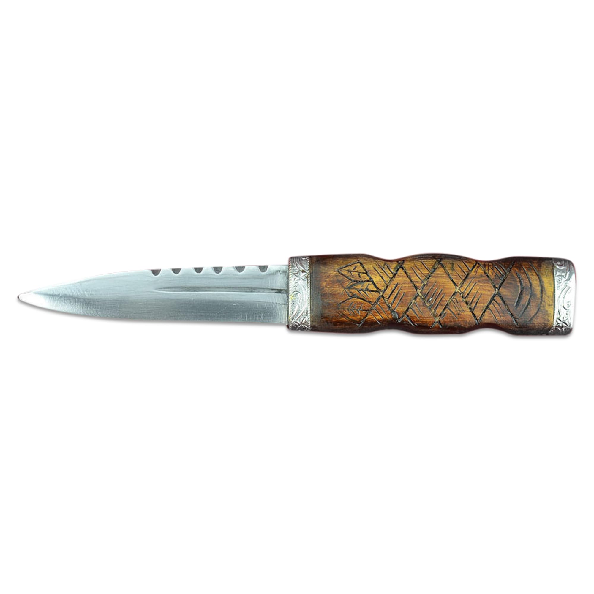 Wood Handled Sgian Dubh - Deepeeka - Standard Grade