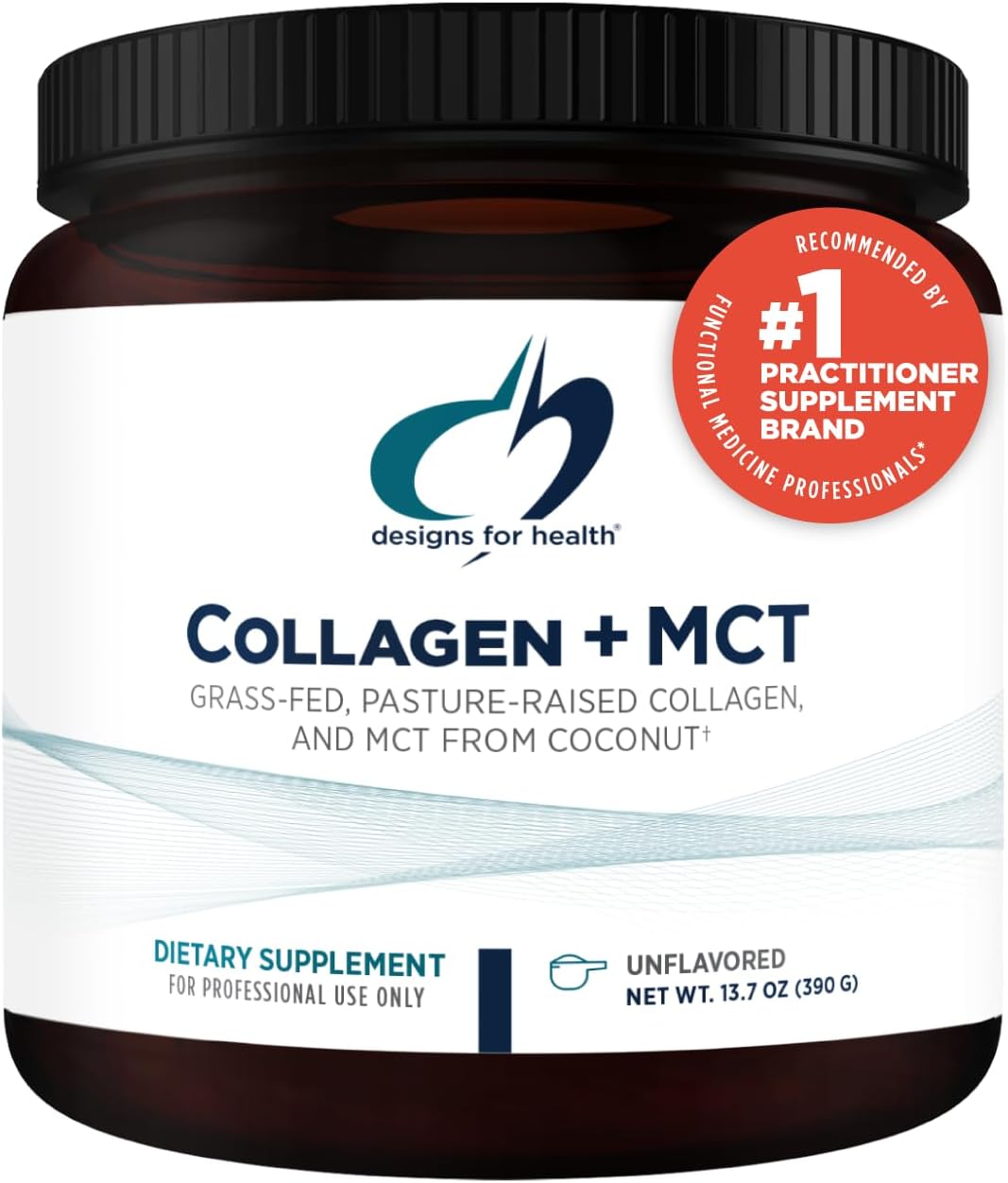 Designs for Health Collagen + MCT, Unflavored – Hydrolyzed Grass-Fed Collagen Peptides with MCT Oil Powder to Promote Mental Focus, Sustained Energy, Skin & Gut Health (30 Servings) Designs for Health Collagen + MCT, Unflavored – Hydrolyzed Grass-Fed Collagen Peptides with MCT Oil Powder to Promote Mental Focus, Sustained Energy, Skin & Gut Health (30 Servings)