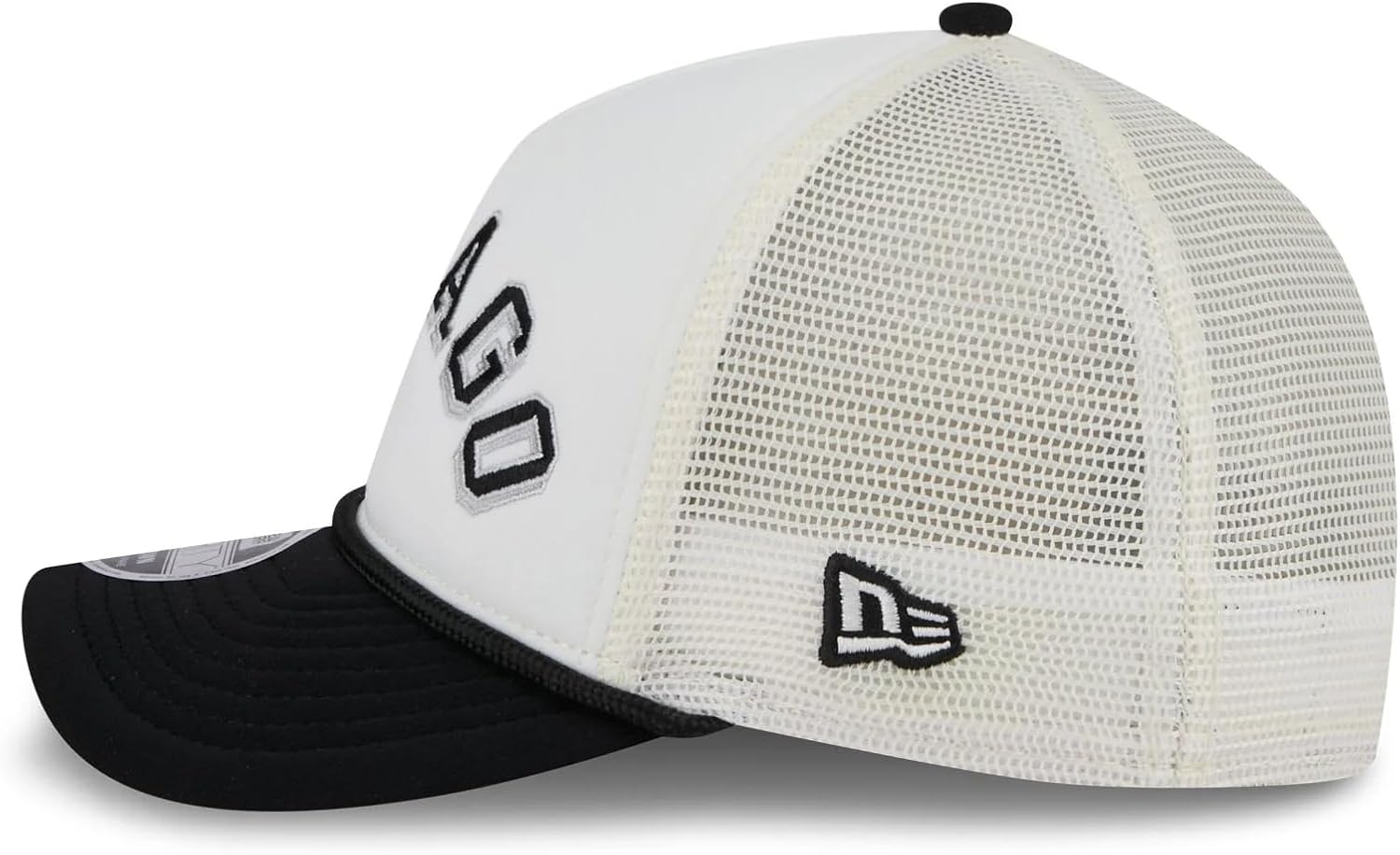 New Era MLB Chrome Arch 9FORTY M-Crown A-Frame Trucker Mesh Adjustable Snapback Hat One Size Fits All