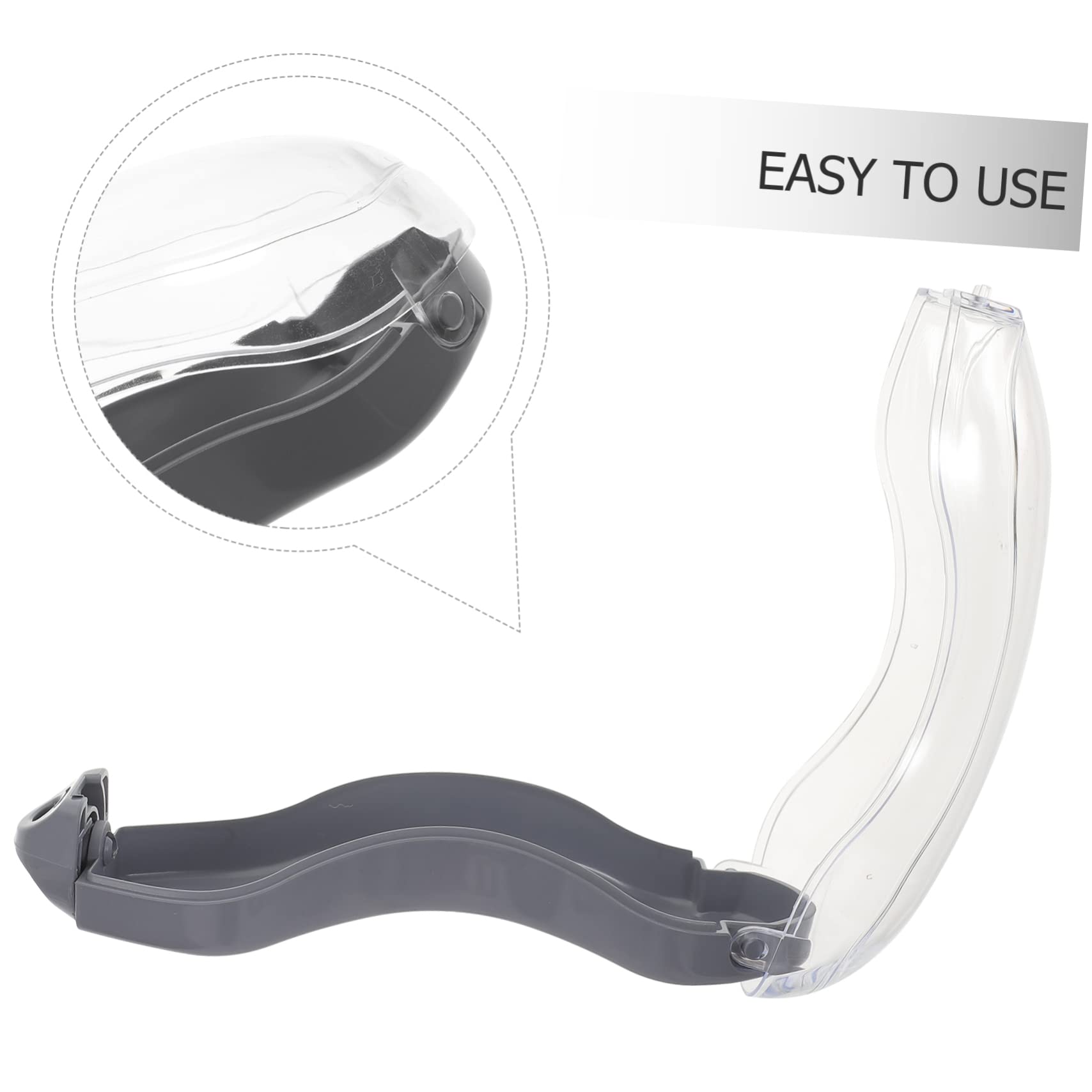 Homoyoyo 3 fundas para gafas de sol, organizador de almacenamiento transparente, contenedor de viaje, estuche para gafas de natación