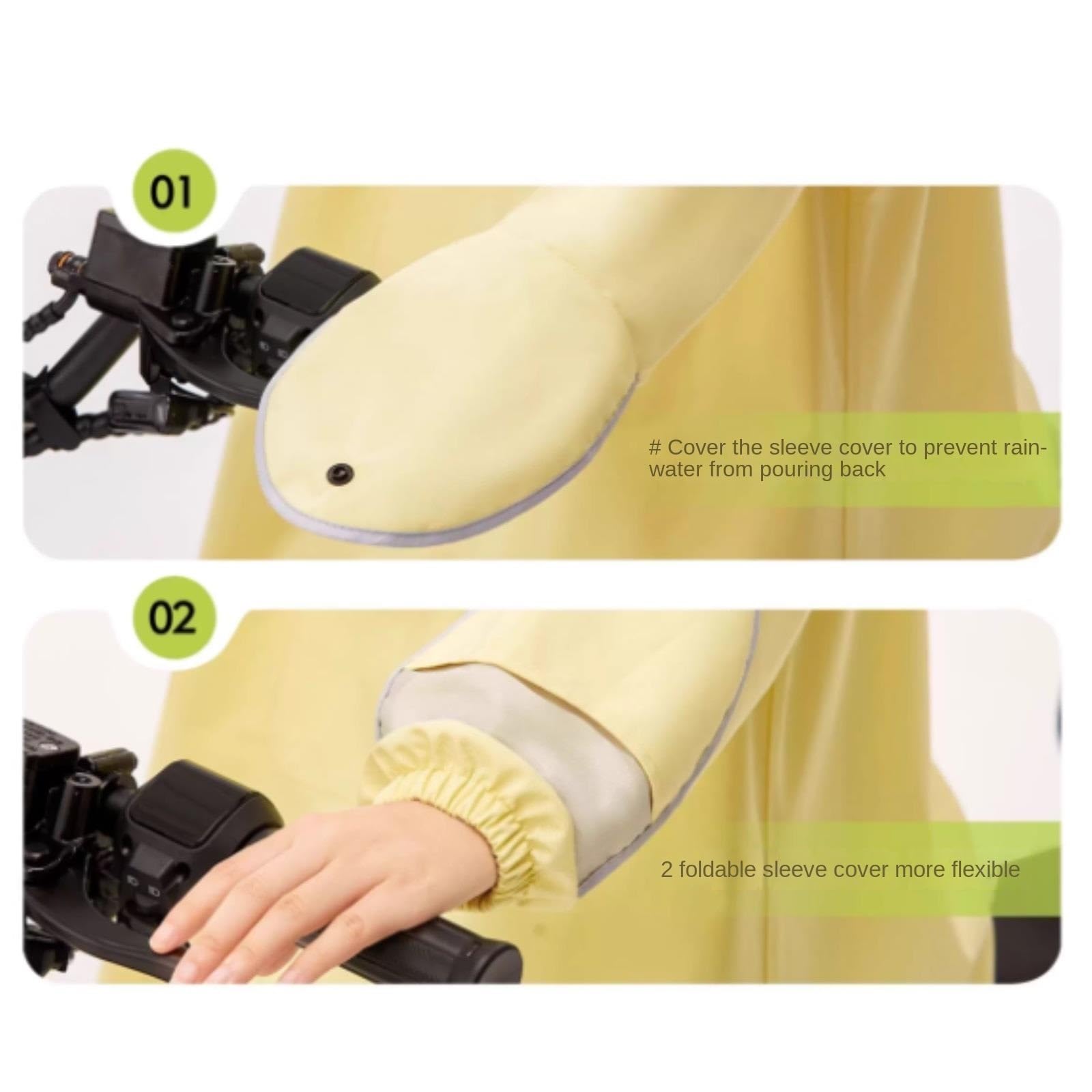Poncho Antipioggia Impermeabile Impermeabile Lungo For Biciclette Poncho Antipioggia A Corpo Intero For Ciclismo All'aperto Mantella Antipioggia