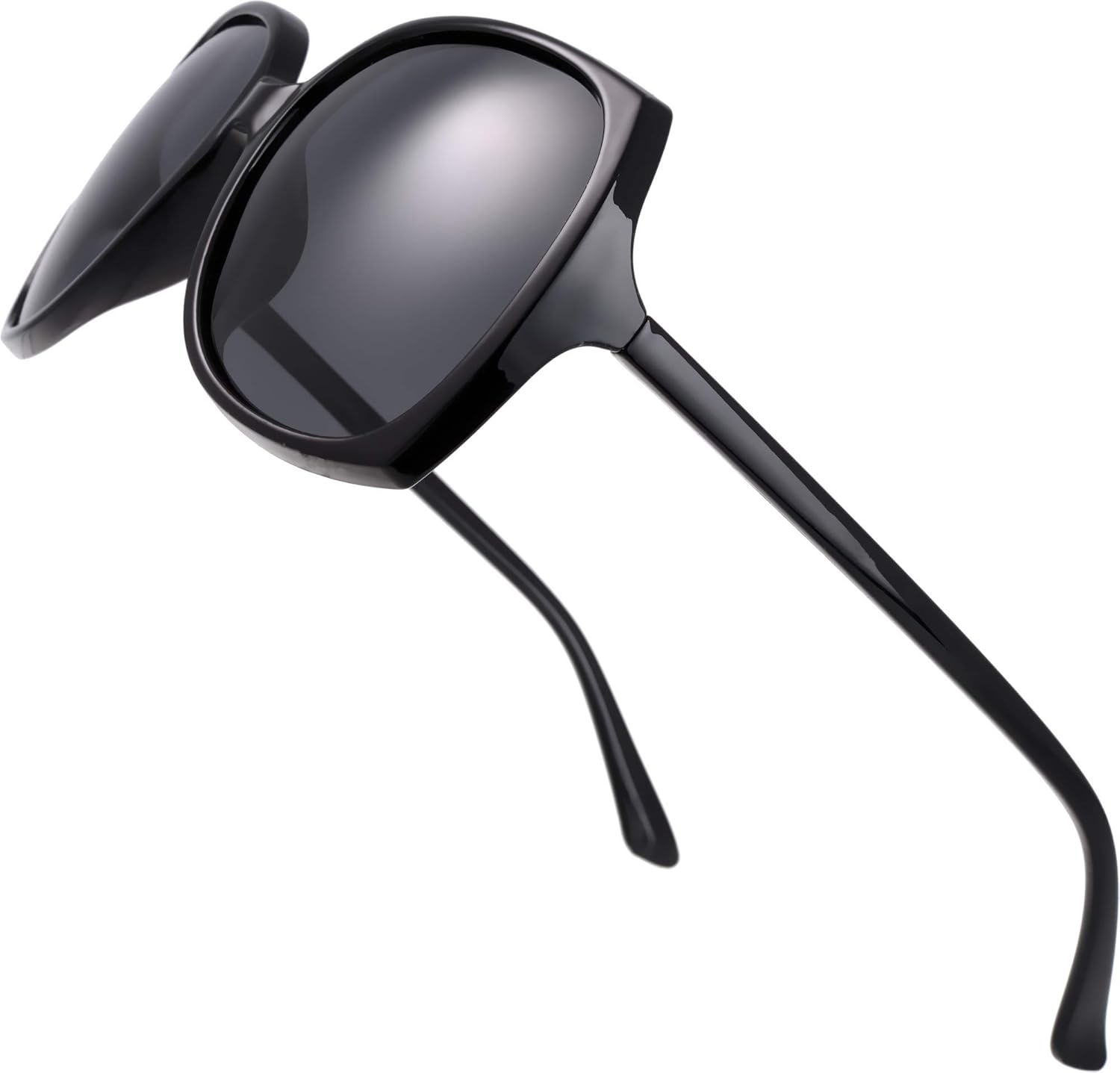 The Fresh Women's Oversized Square Jackie O Cat Eye Hybrid Butterfly Fashion Sunglasses - Exquisite Packaging