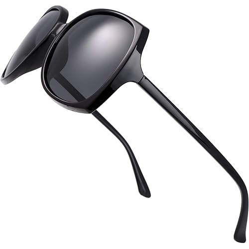 The Fresh Women's Oversized Square Jackie O Cat Eye Hybrid Butterfly Fashion Sunglasses - Exquisite Packaging