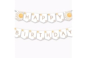 Around-the-Sun Inspired Boho Sunshine Party Banner