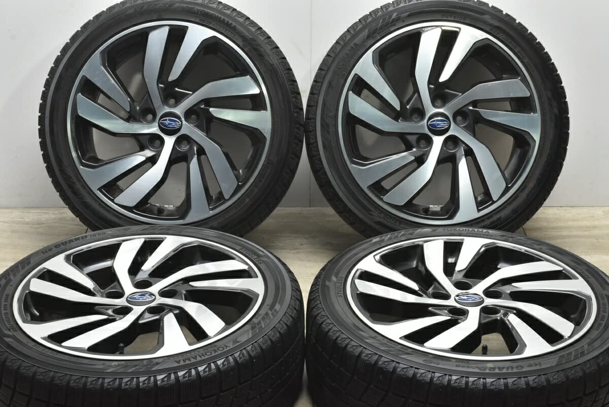Amazon | 中古 スタッドレスタイヤホイール 4本セット 18インチ 7.5J + 