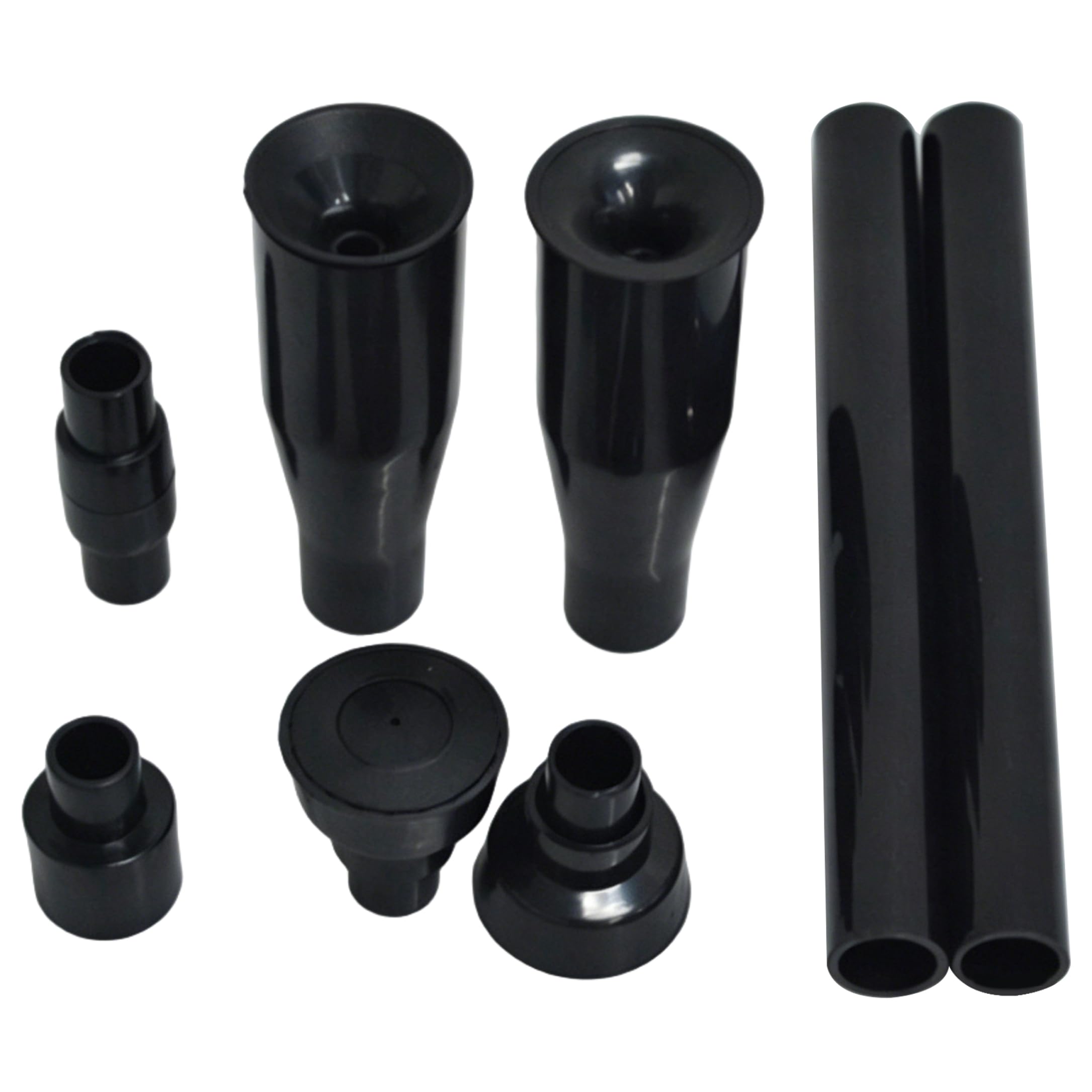 AwnsIMfreien Small Pond Fountain, 4-piece Fountain Nozzle Heads Set Small Pond Accessories With 4 Spray Styles, Black, Nozzle