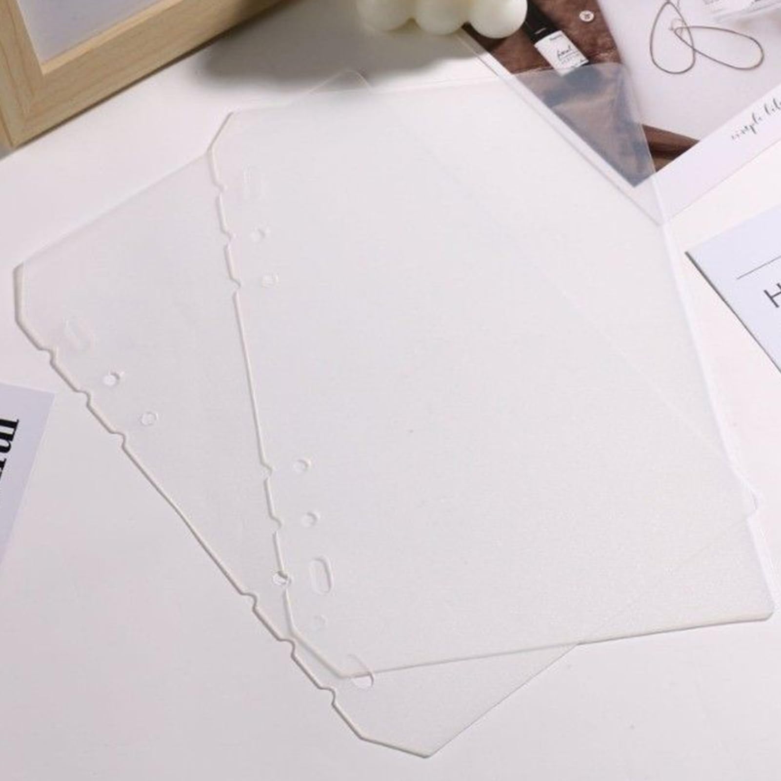 Plush Binder - A6 Sticker Picture Storage Book, Portable Photo Organizer, Receipt Tickets, Craft Projects, Artists Scrapbookers Students DIY Enthusiasten, Home Classroom Supply, Soft Fabric