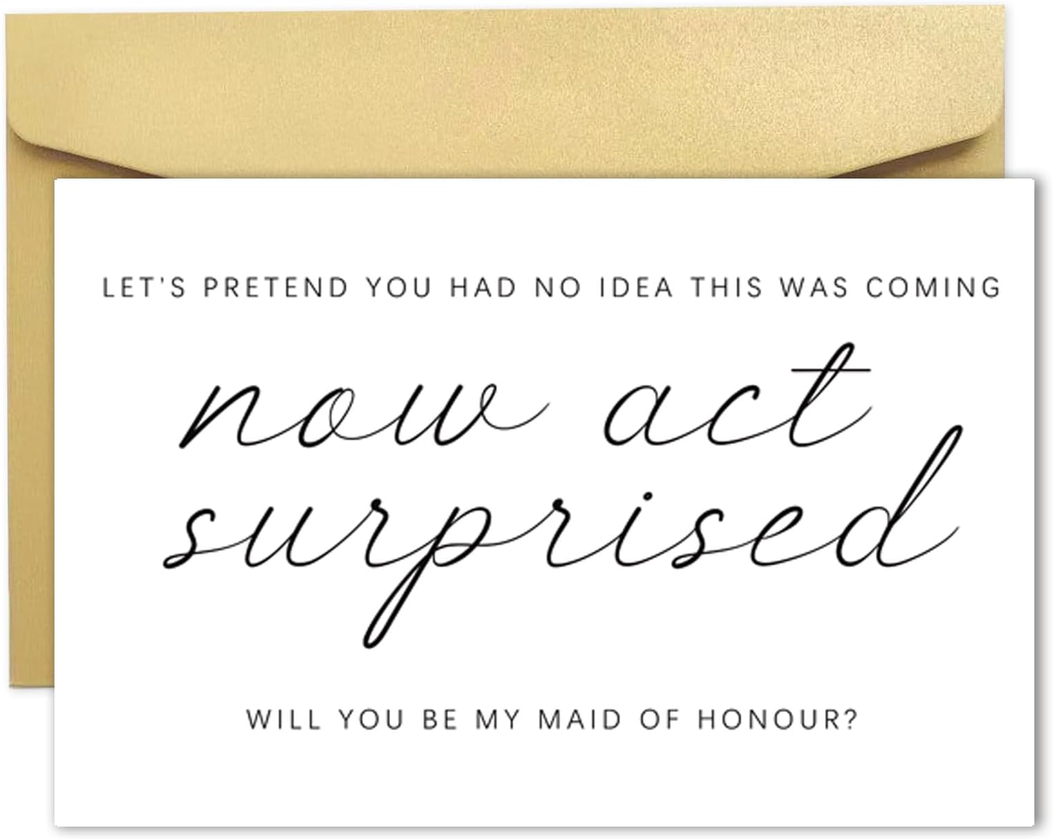 Amazon com : YiKaLus Will You Be My Maid of Honor Card Wedding Card Amazon com : YiKaLus Will You Be My Maid of Honor Card Wedding Card