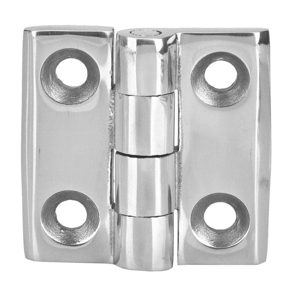 Deurscharnier, 1,6 / 2,0 / 2,4 inch 304 roestvrij staal gietijzeren scharnier voor jachten, aanhangers, 60 x 60 mm