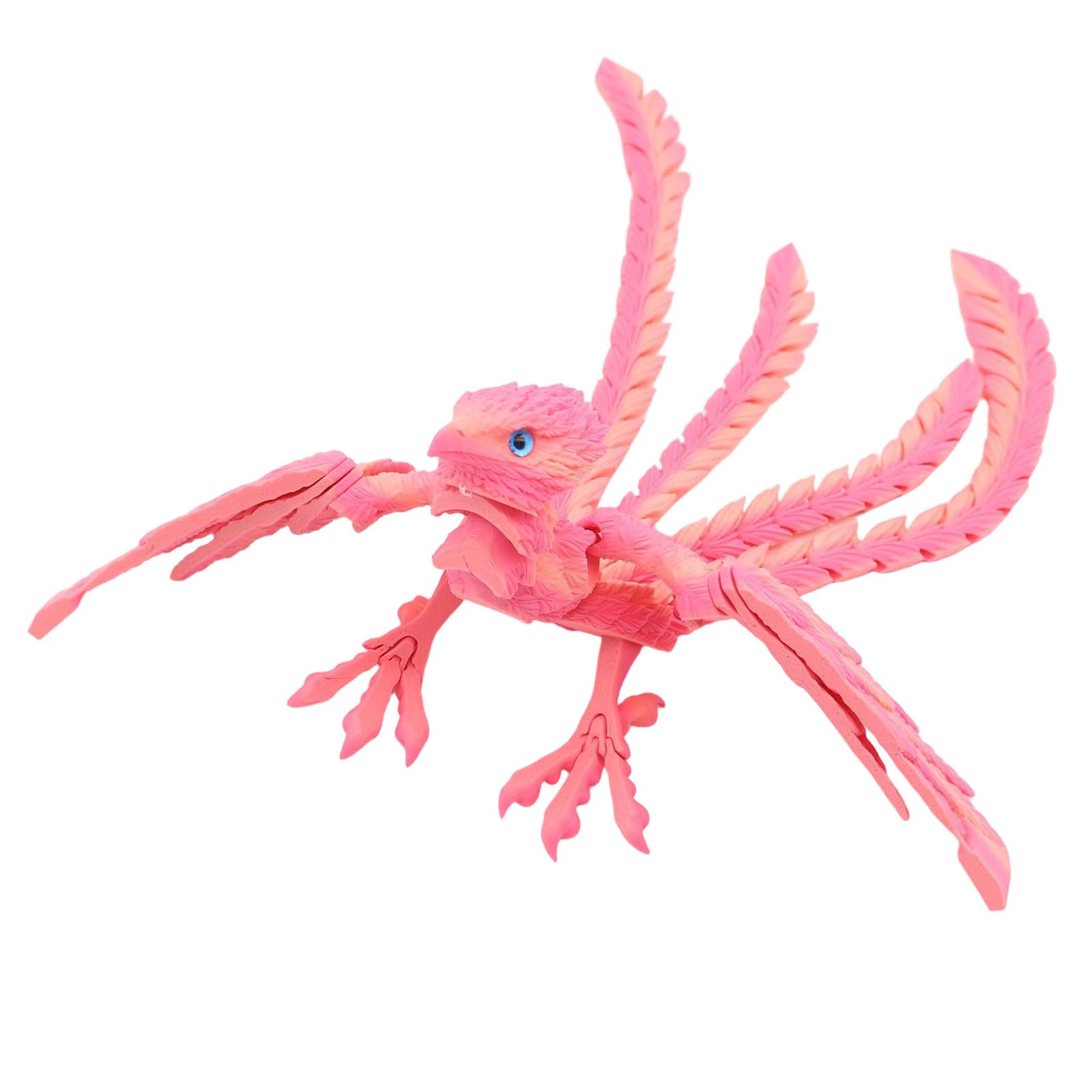 Hrtyvhin A Rticulated Phoenixes Figurine With Realistic Eye For Home Decors High Detail 3D Printed Design Collectible Gift Poseable Phoenixes Statue